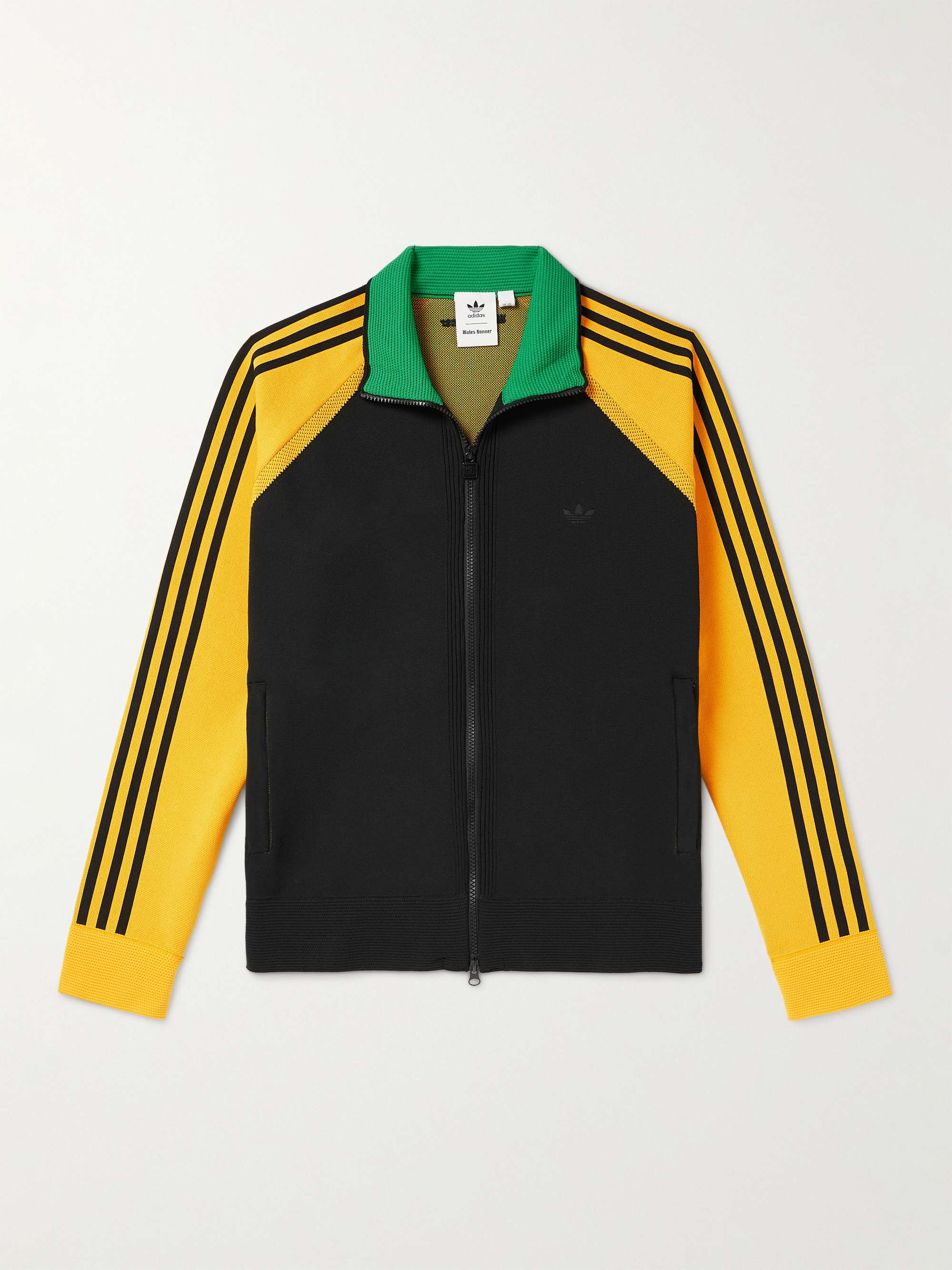 ADIDAS CONSORTIUM + Wales Bonner Two-Tone Knitted Zip-Up Track Jacket for  Men | MR PORTER