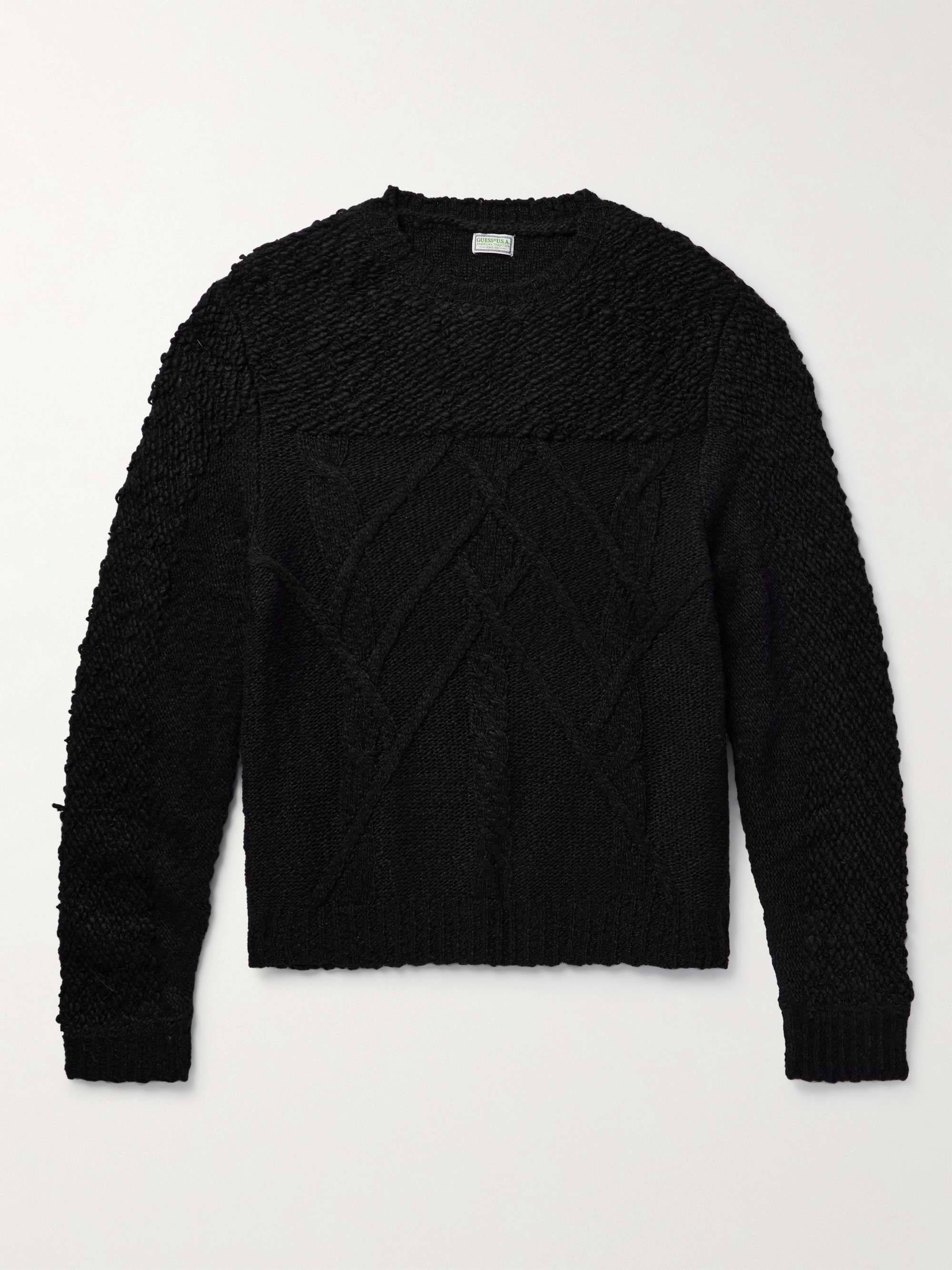 GUESS USA Knitted Sweater for Men | MR PORTER