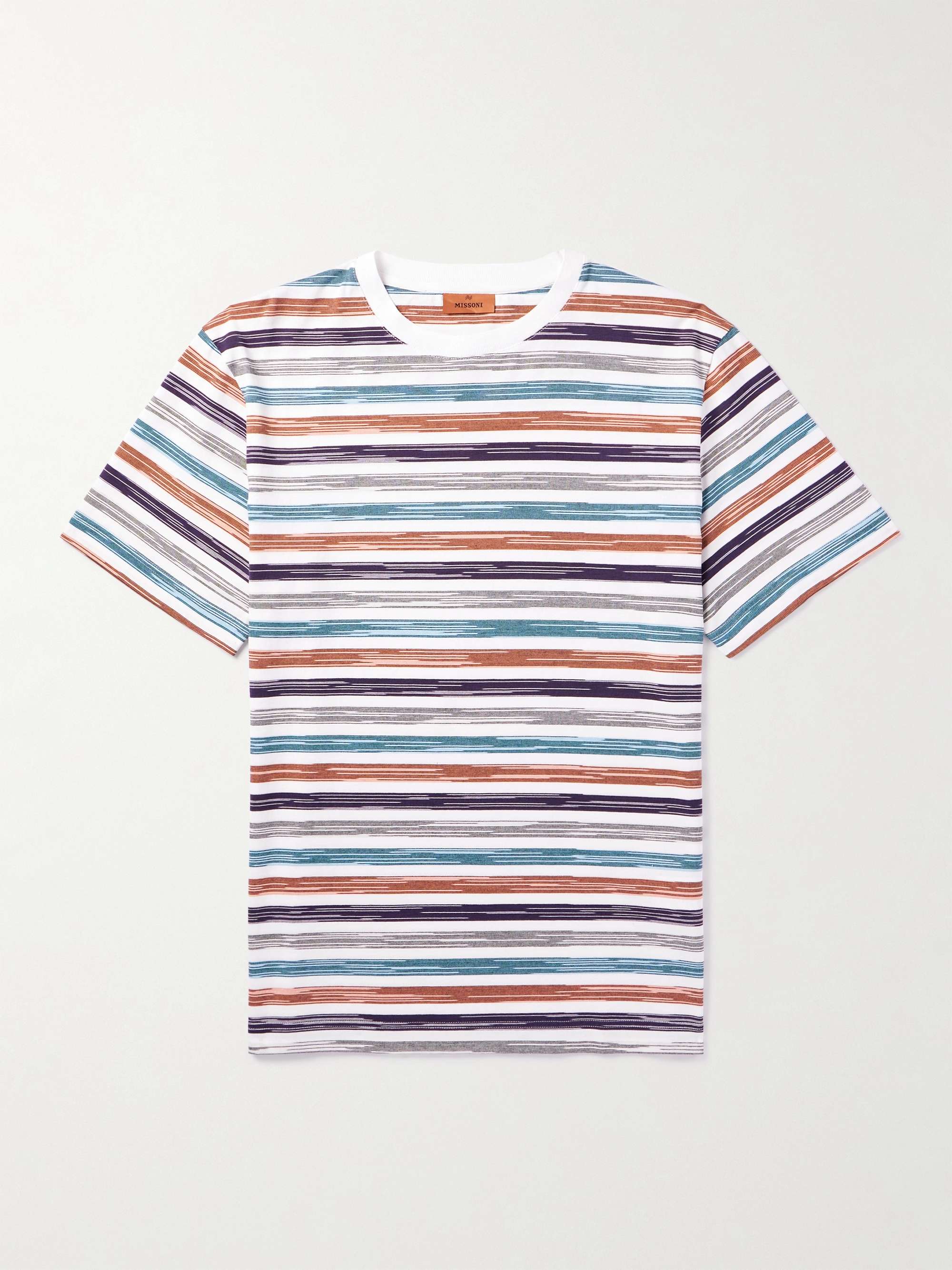 MISSONI Striped Space-Dyed Cotton-Jersey T-Shirt for Men | MR PORTER