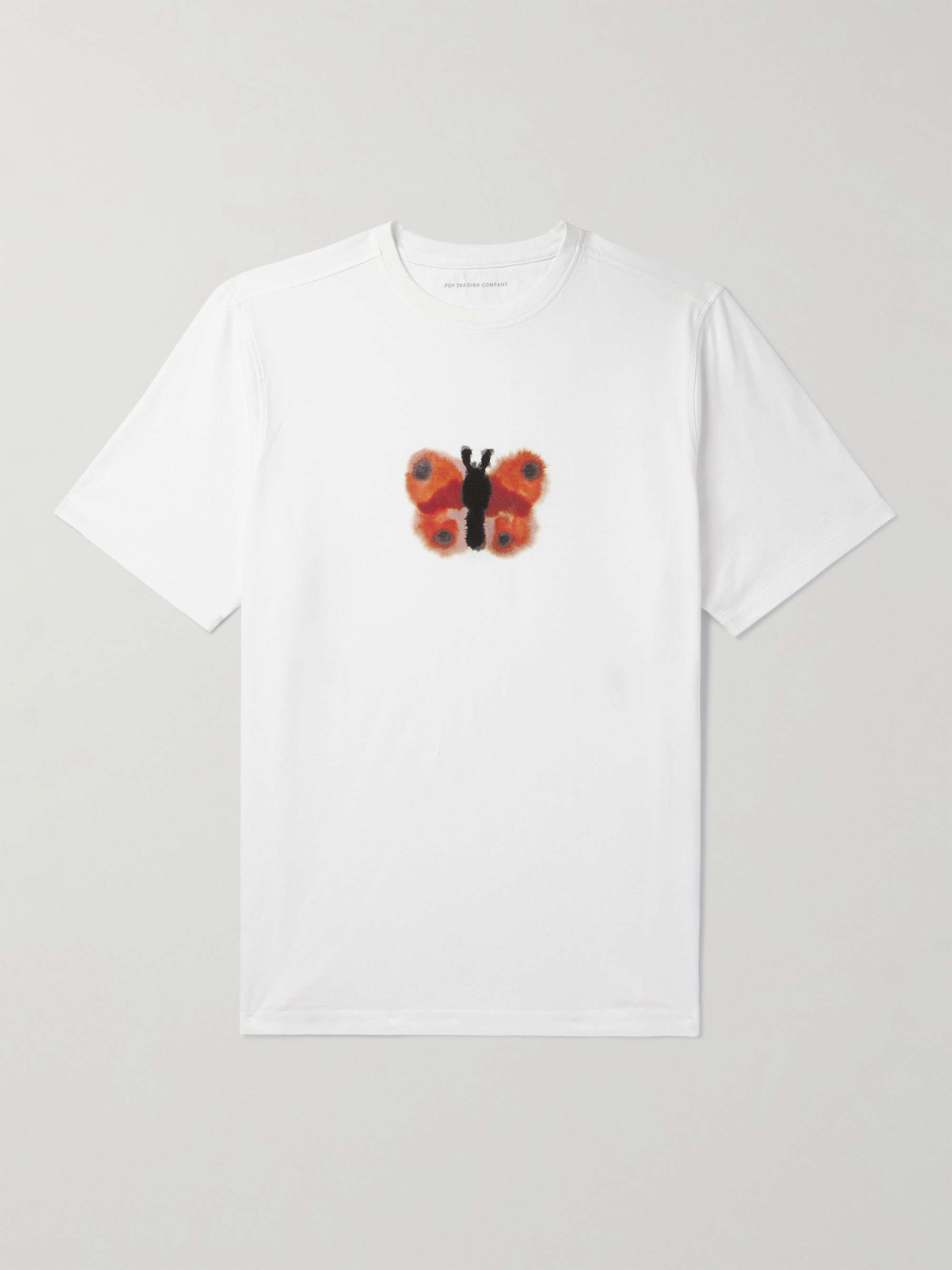 T-shirt in jersey di cotone con stampa Rop Butterfly POP TRADING COMPANY da  uomo | MR PORTER