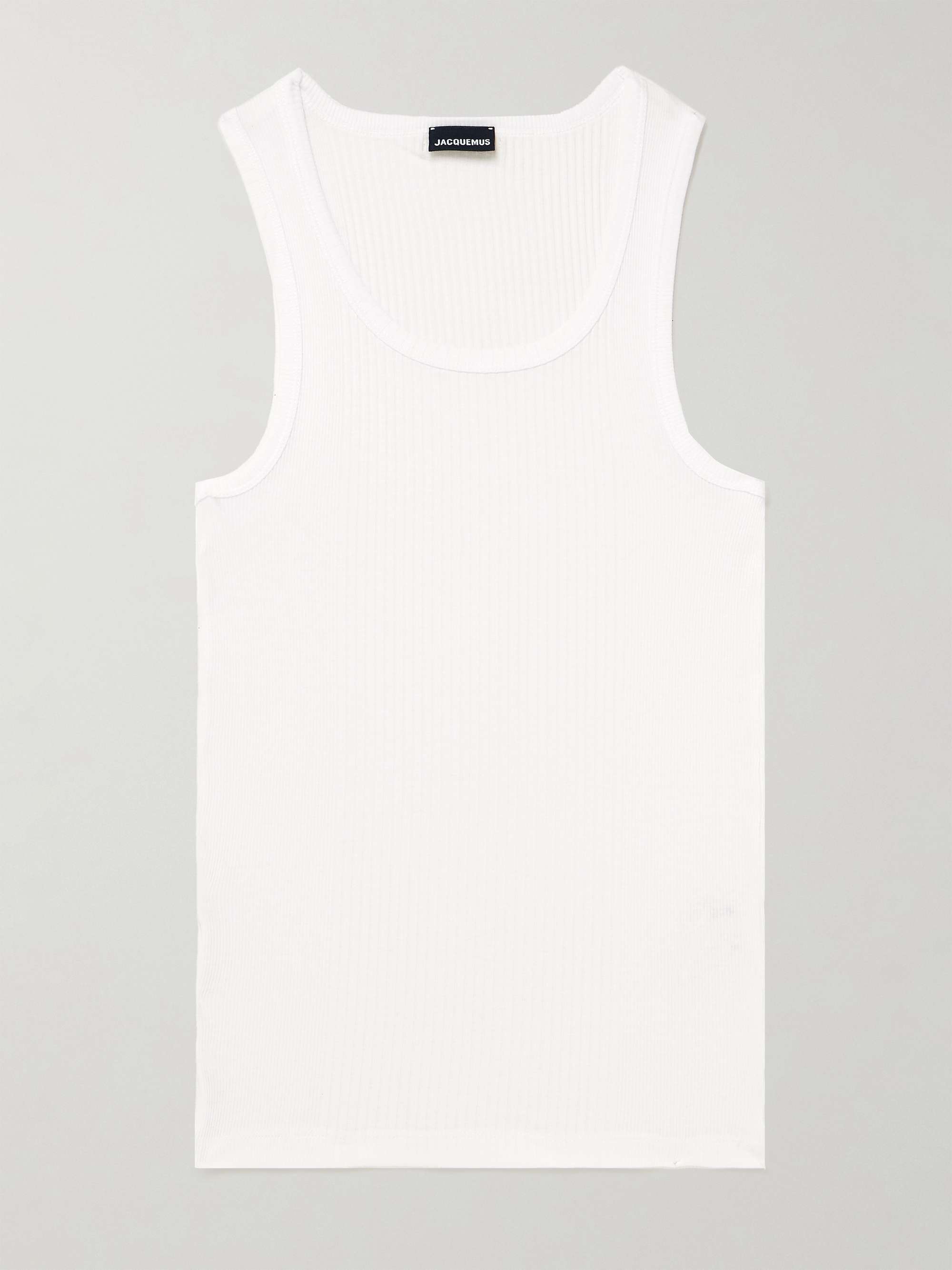 JACQUEMUS Slim-Fit Ribbed Cotton-Jersey Tank Top for Men | MR PORTER
