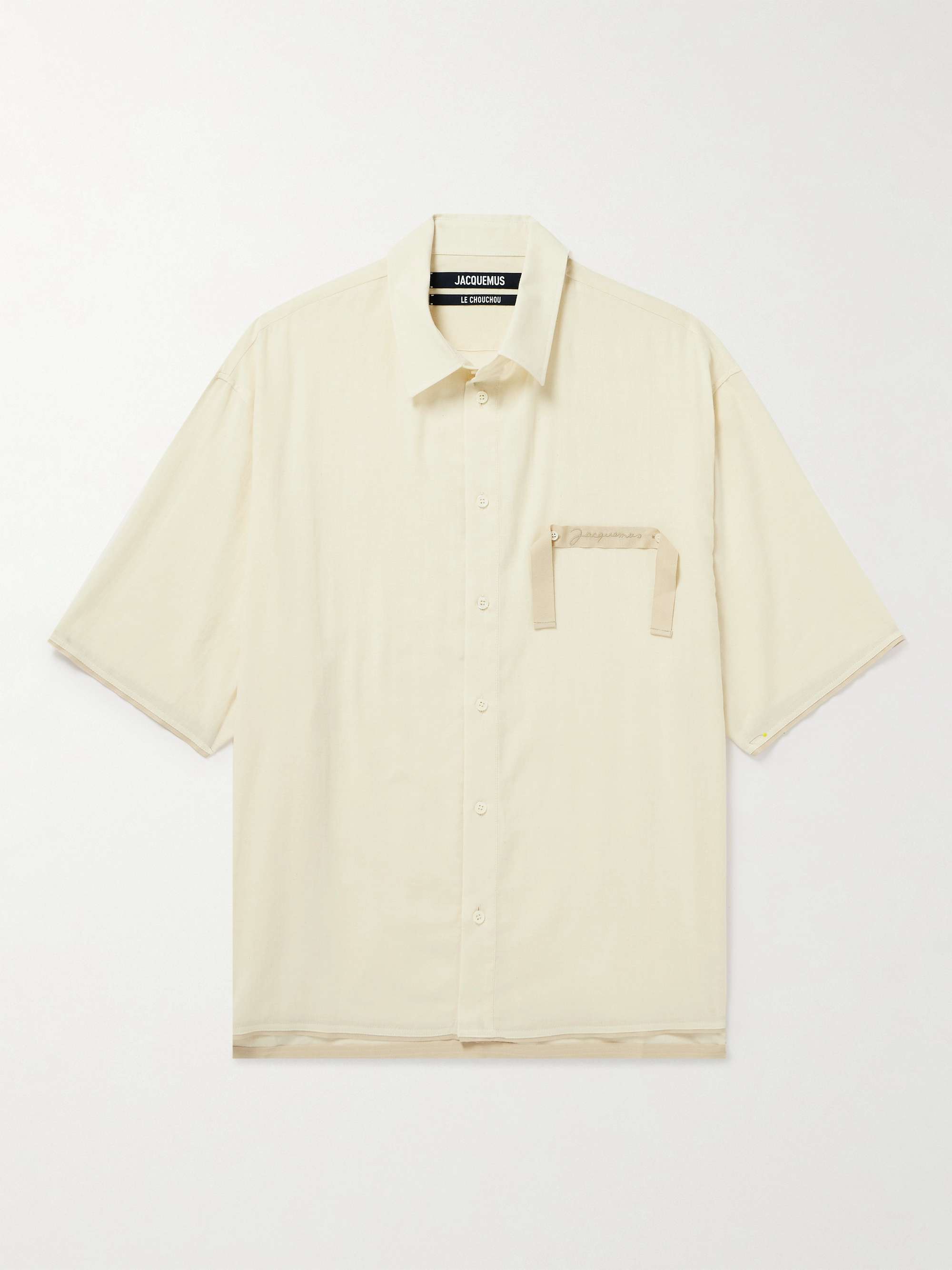 Camicia in popeline di cotone con finiture in fettuccia Cabri JACQUEMUS da  uomo | MR PORTER