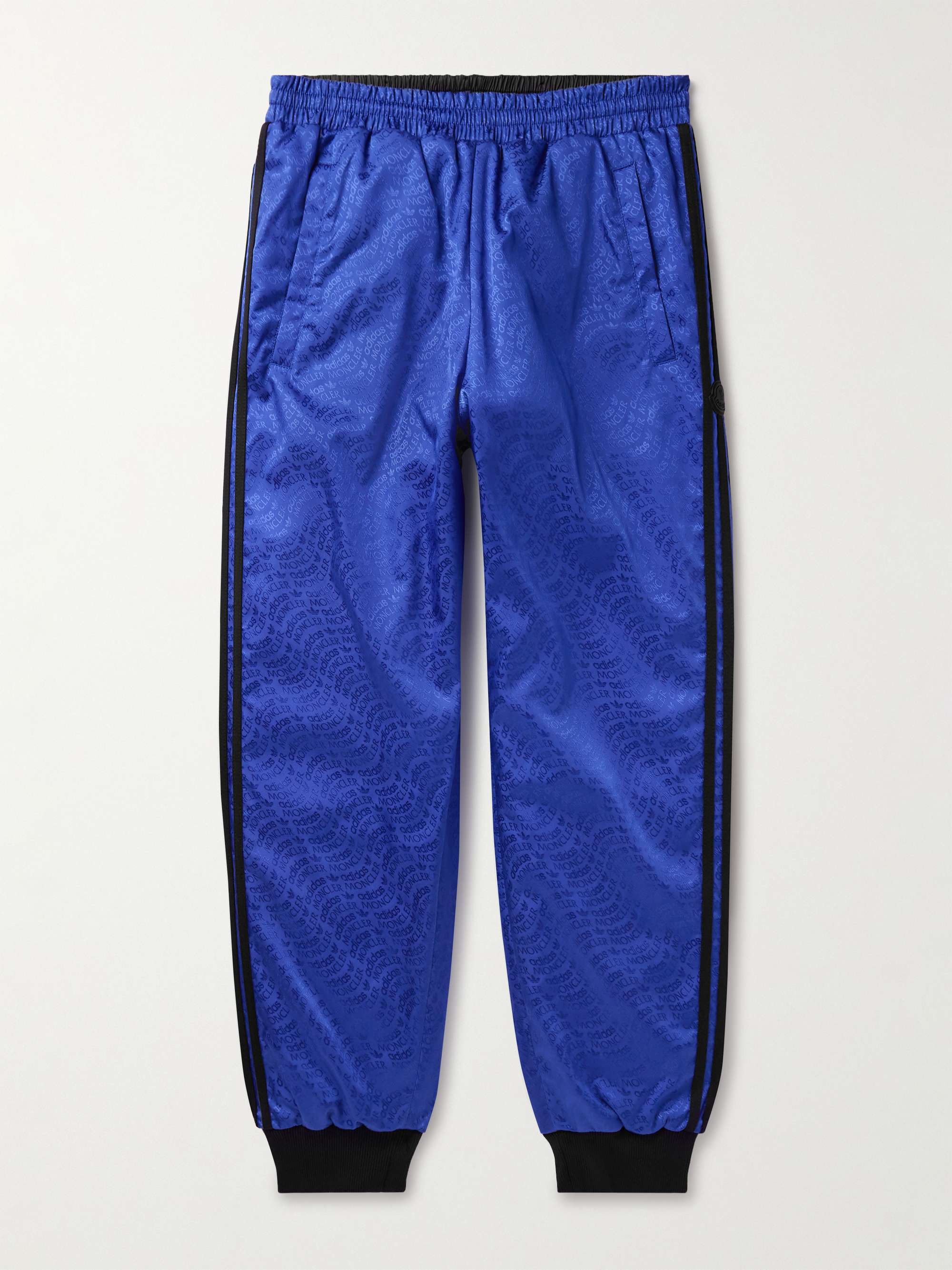 MONCLER GENIUS + adidas Originals Straight-Leg Reversible Logo-Jacquard  Shell Down Sweatpants for Men | MR PORTER