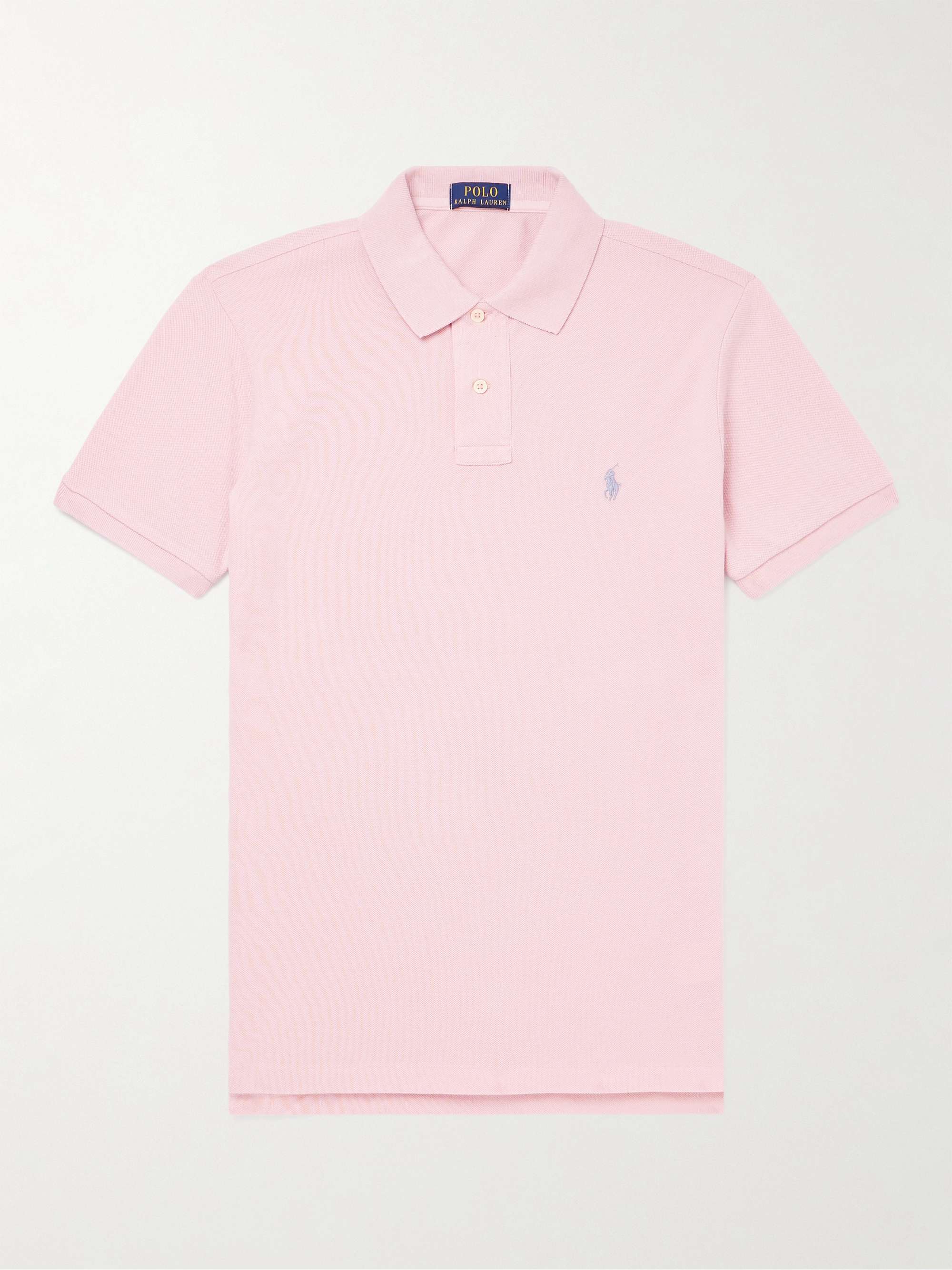 POLO RALPH LAUREN Logo-Embroidered Cotton-Piqué Polo Shirt for Men | MR  PORTER