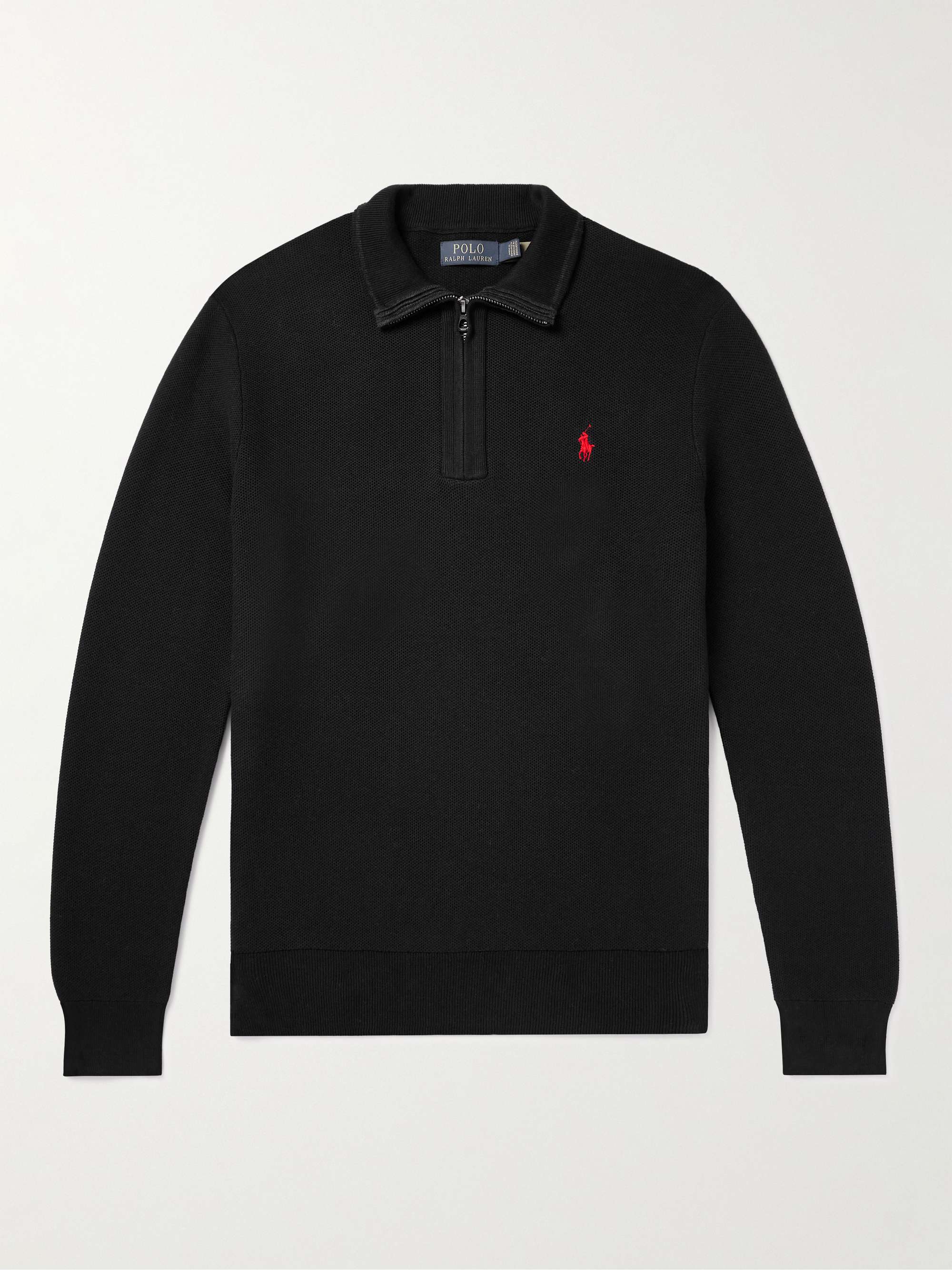 POLO RALPH LAUREN Cotton Half-Zip Sweater for Men | MR PORTER