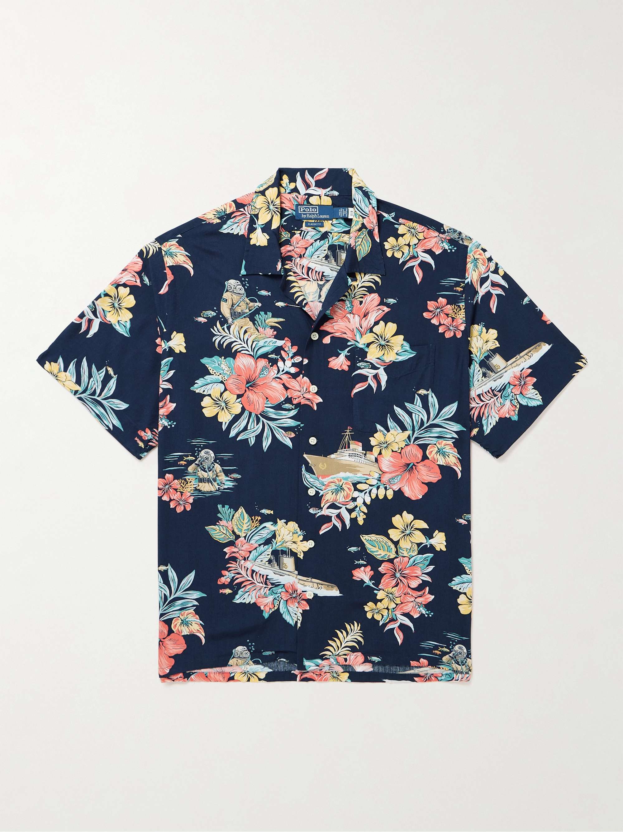 POLO RALPH LAUREN Convertible-Collar Floral-Print Woven Shirt for Men | MR  PORTER