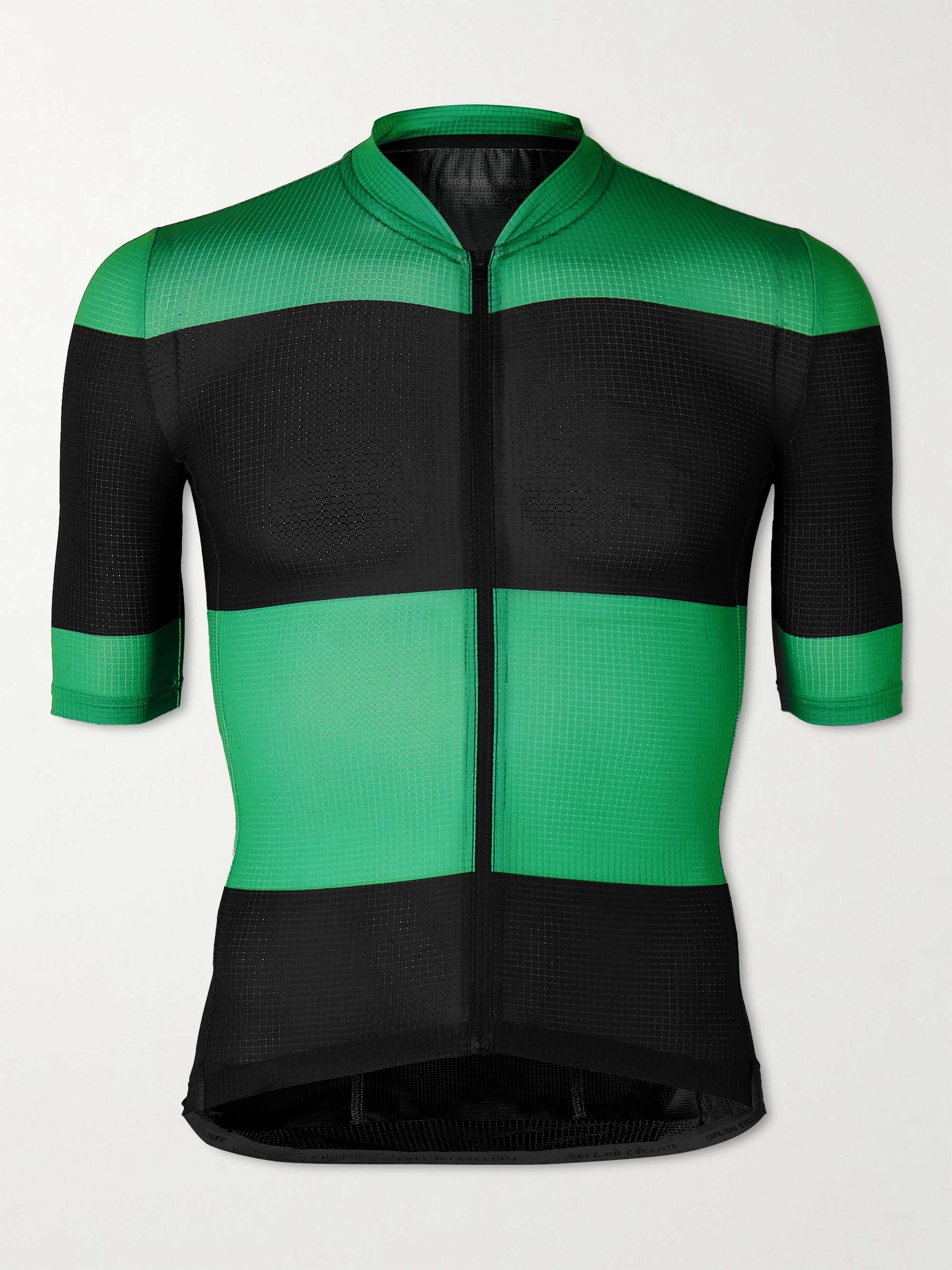 CAFE DU CYCLISTE Angeline Striped Stretch Recycled Cycling Jersey for Men |  MR PORTER