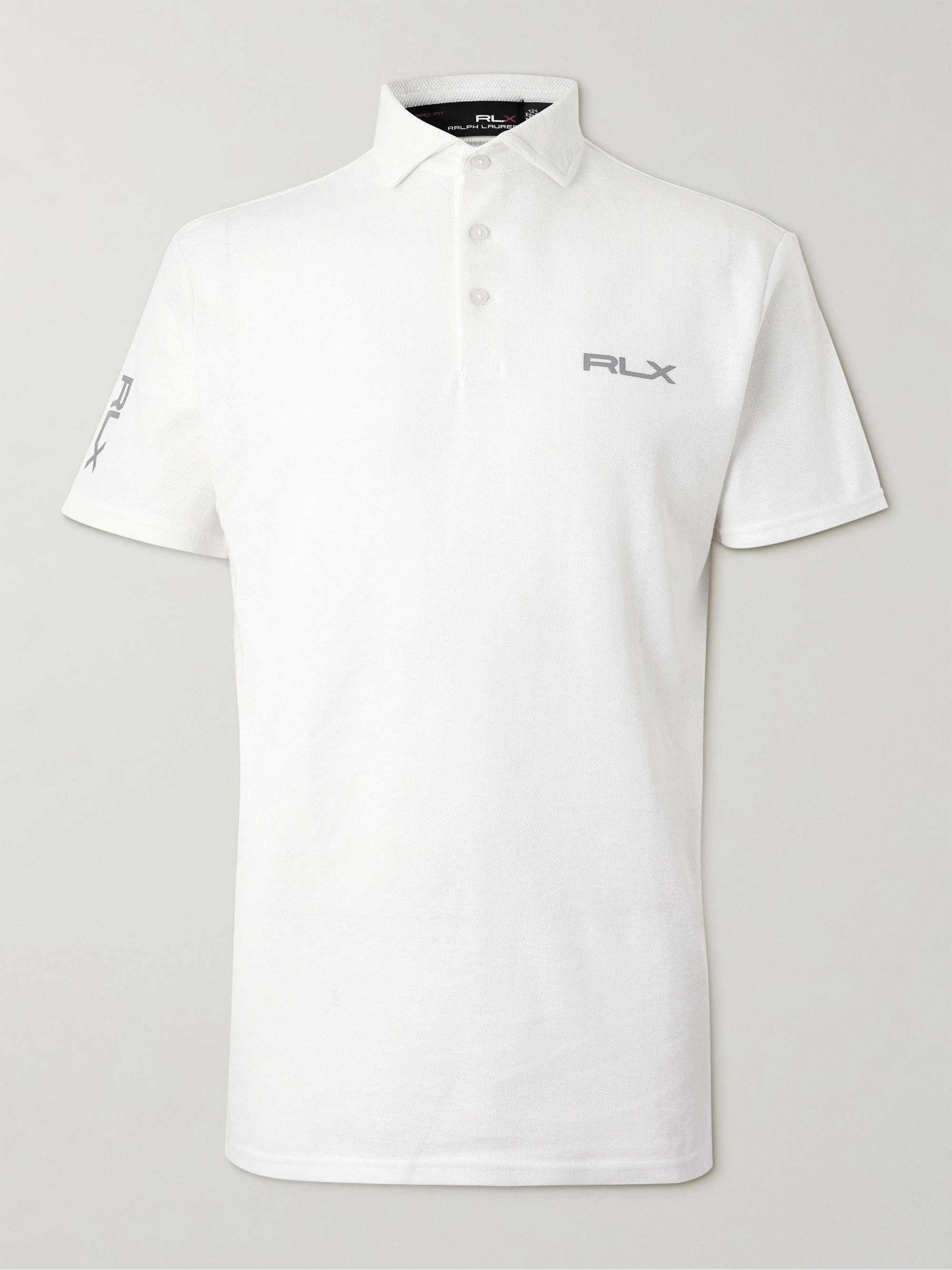 RLX RALPH LAUREN Logo-Print Cotton-Piqué Golf Polo Shirt for Men | MR PORTER