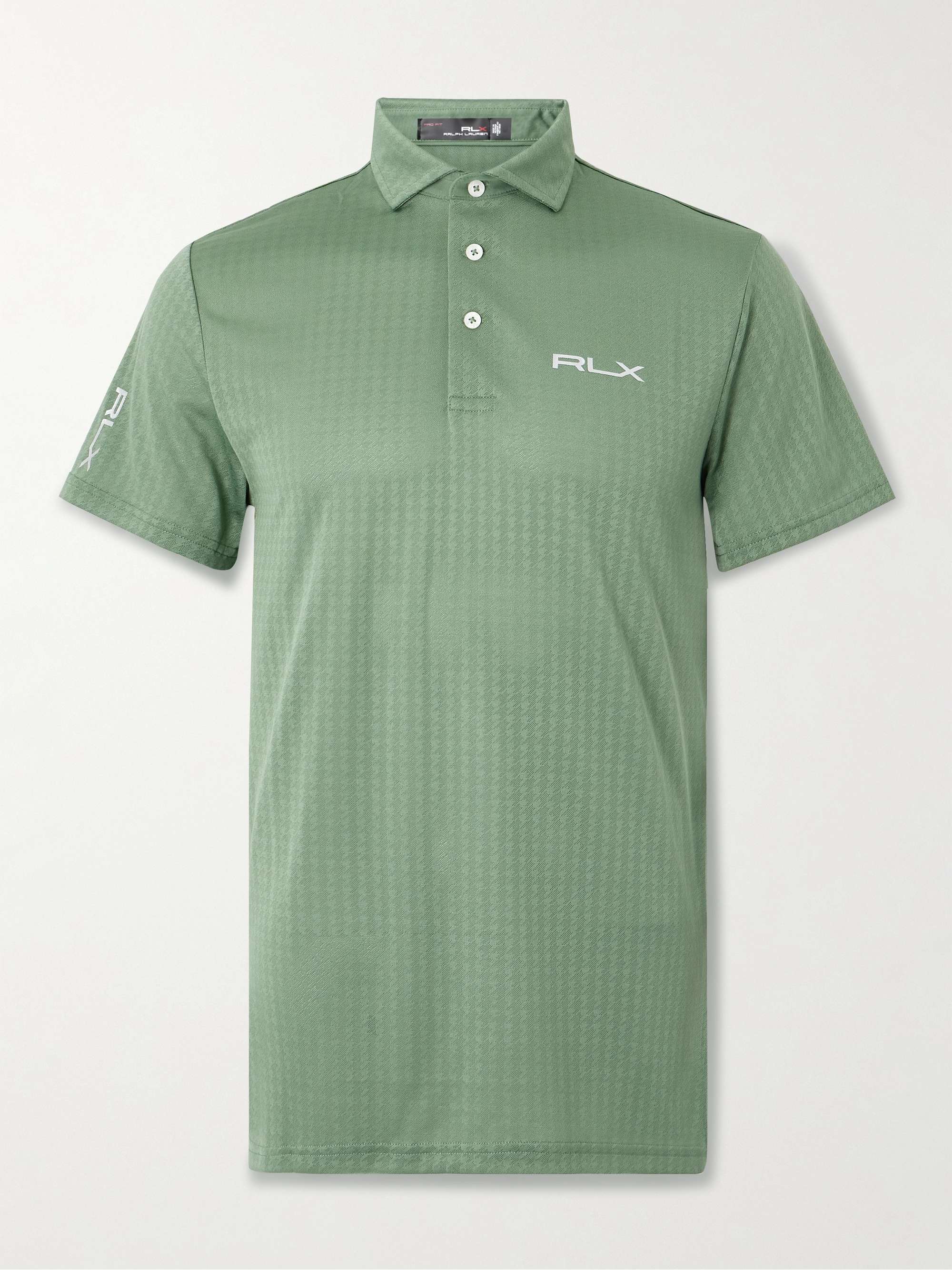RLX RALPH LAUREN Logo-Print Recycled-Jersey Golf Polo Shirt for Men | MR  PORTER