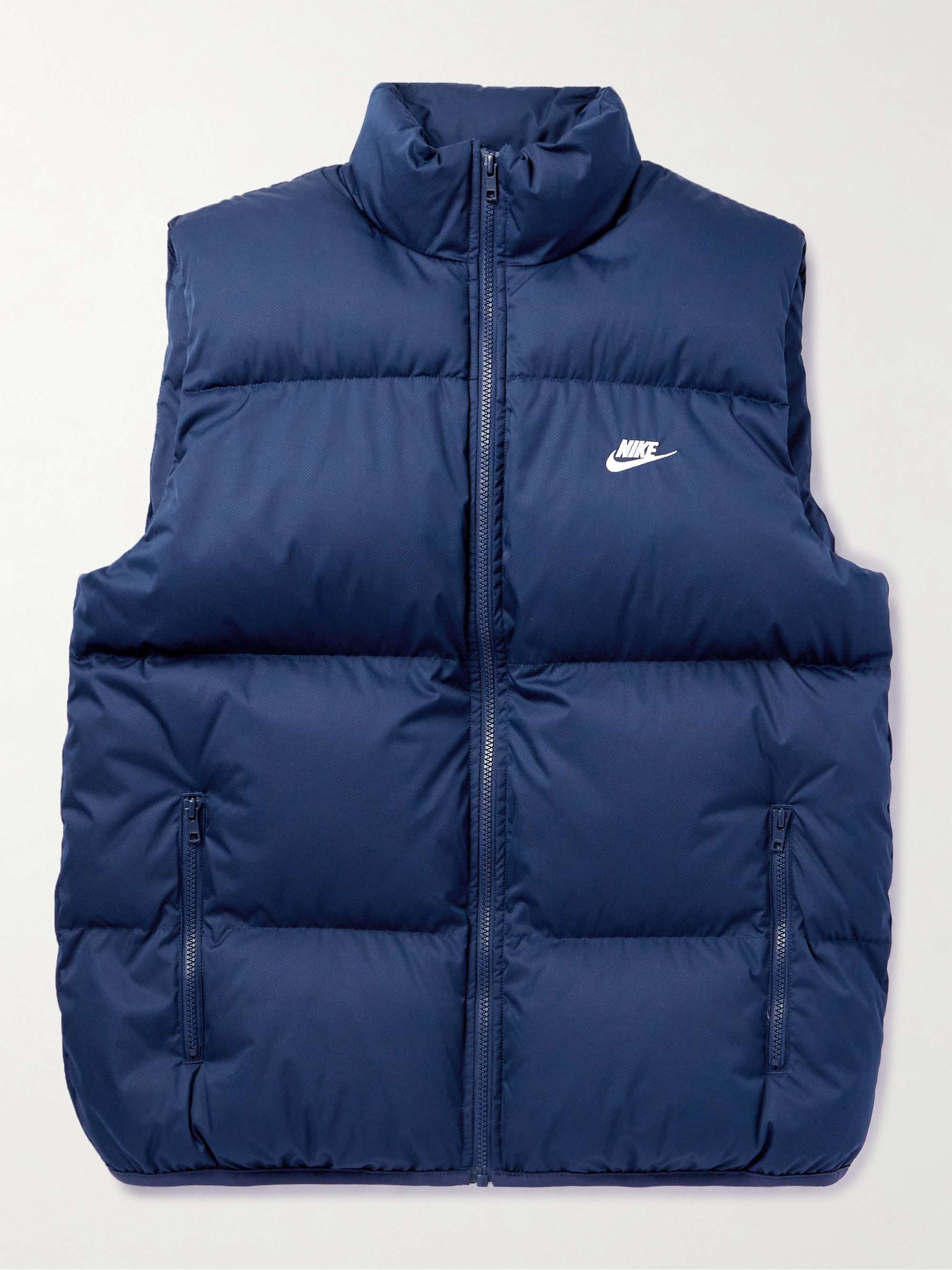 NIKE Sportswear Club Logo-Embroidered Padded Quilted Shell Gilet for Men |  MR PORTER
