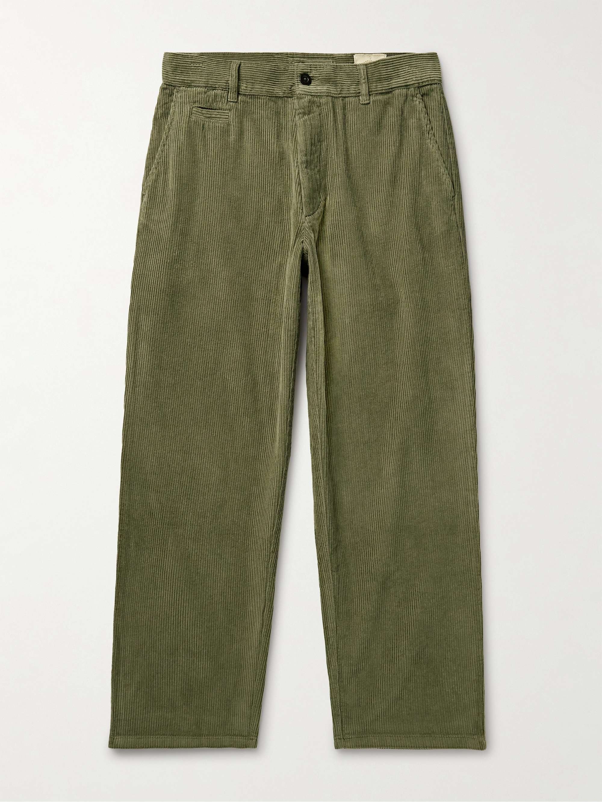 PORTUGUESE FLANNEL Straight-Leg Cotton-Corduroy Trousers for Men | MR PORTER