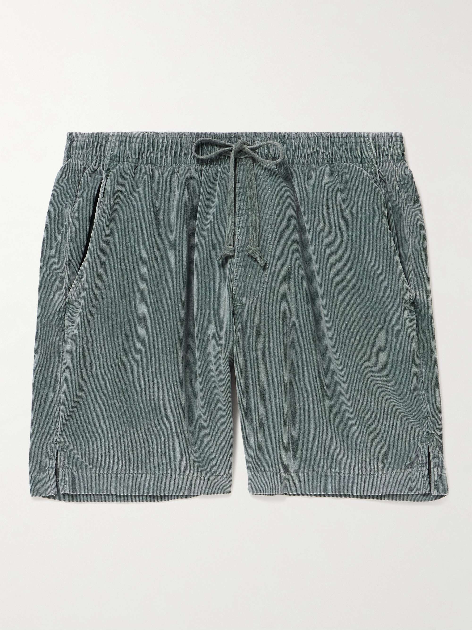 SAVE KHAKI UNITED Easy Straight-Leg Cotton-Corduroy Drawstring Shorts for  Men | MR PORTER