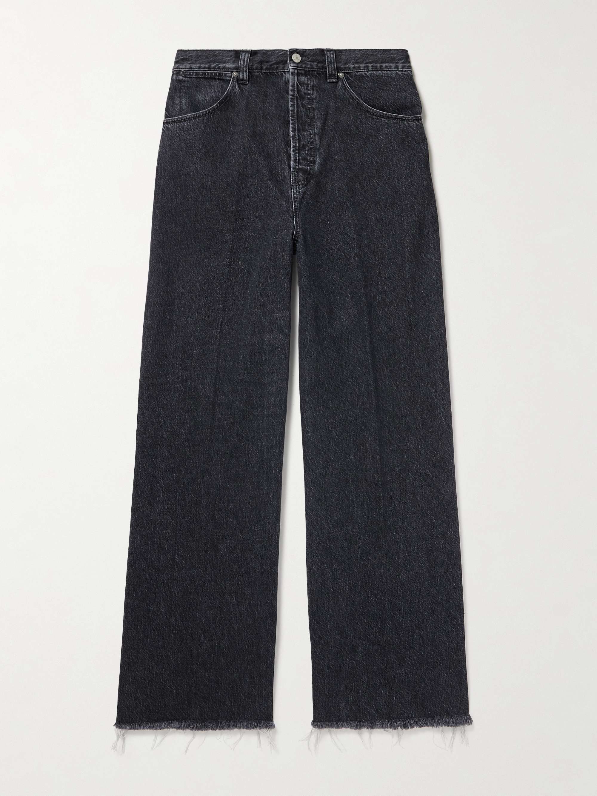 GUCCI Straight-Leg Frayed Jeans for Men | MR PORTER