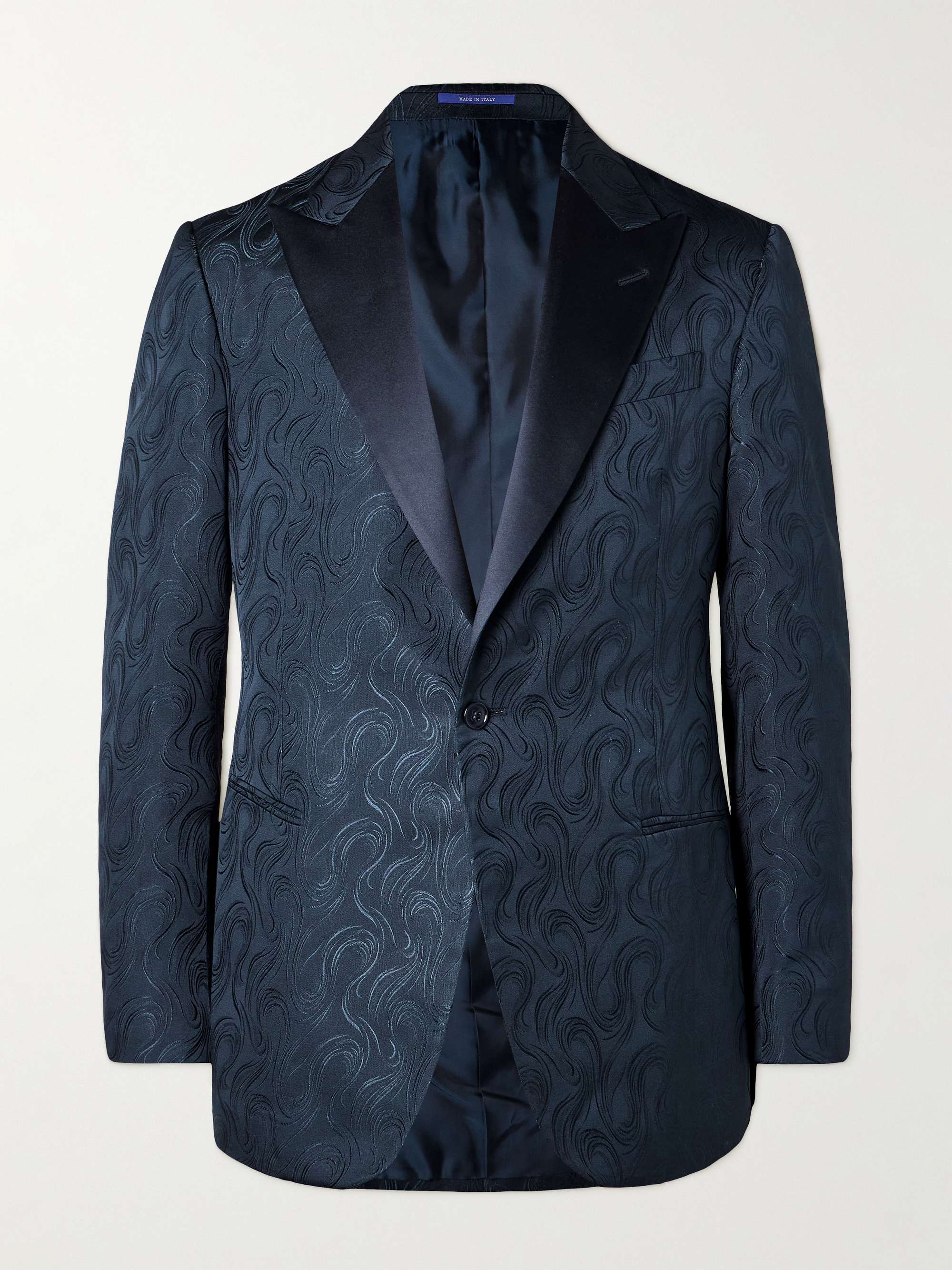 RALPH LAUREN PURPLE LABEL Silk Jacquard Suit Jacket for Men | MR PORTER