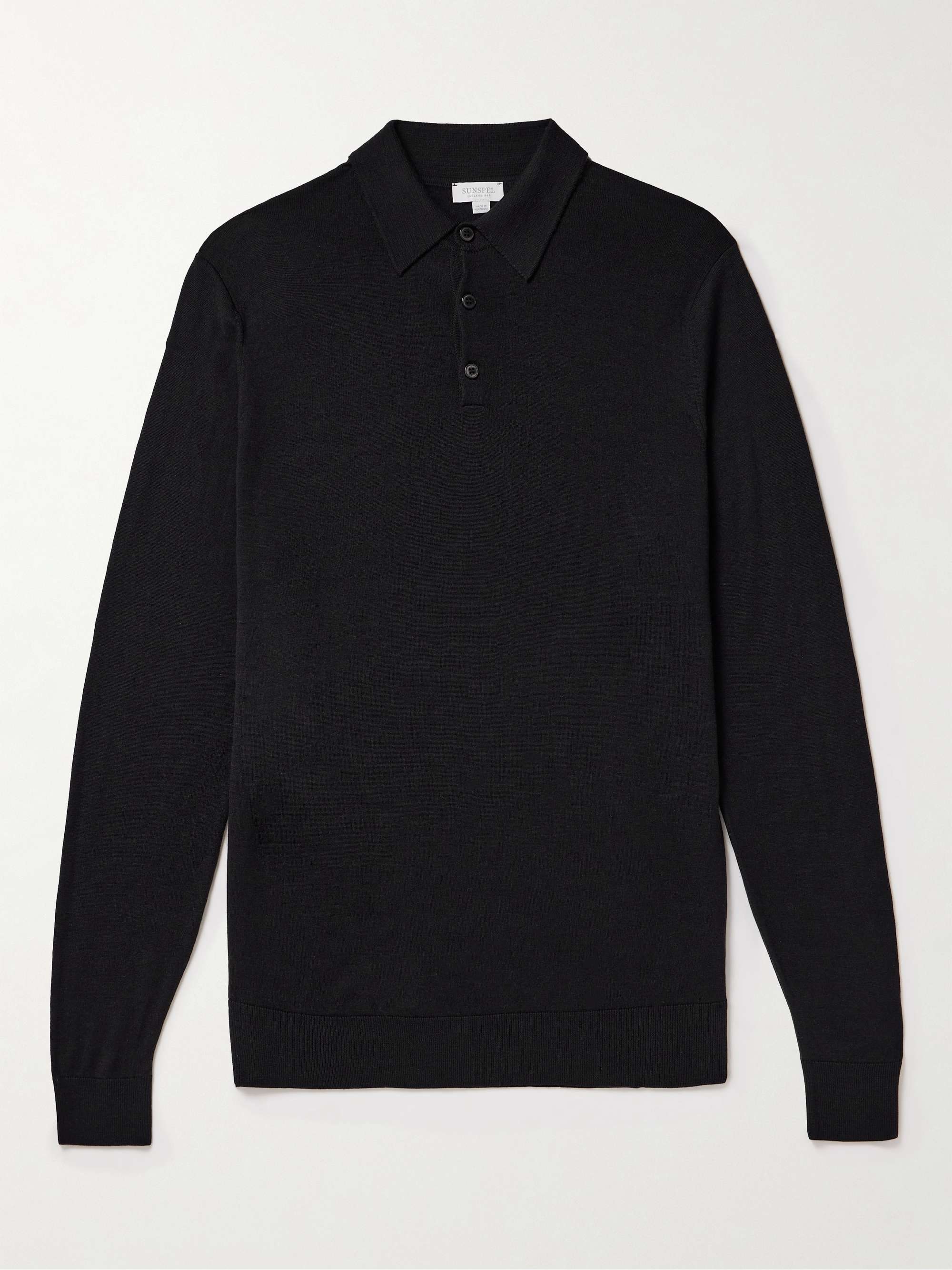 SUNSPEL Slim-Fit Merino Wool Polo Shirt for Men | MR PORTER