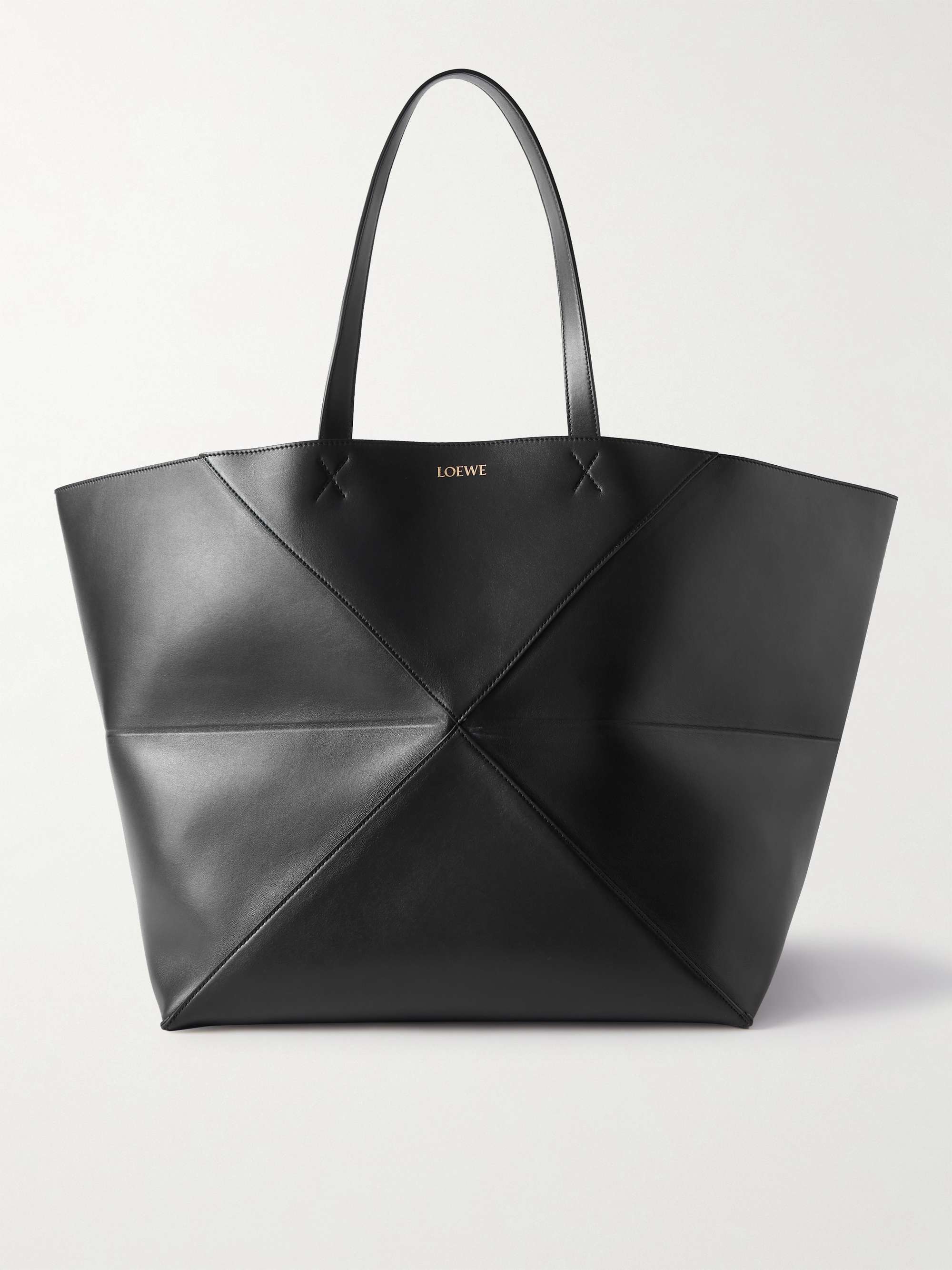LOEWE Puzzle Fold Extra-Large Panelled Leather Tote Bag for Men | MR PORTER