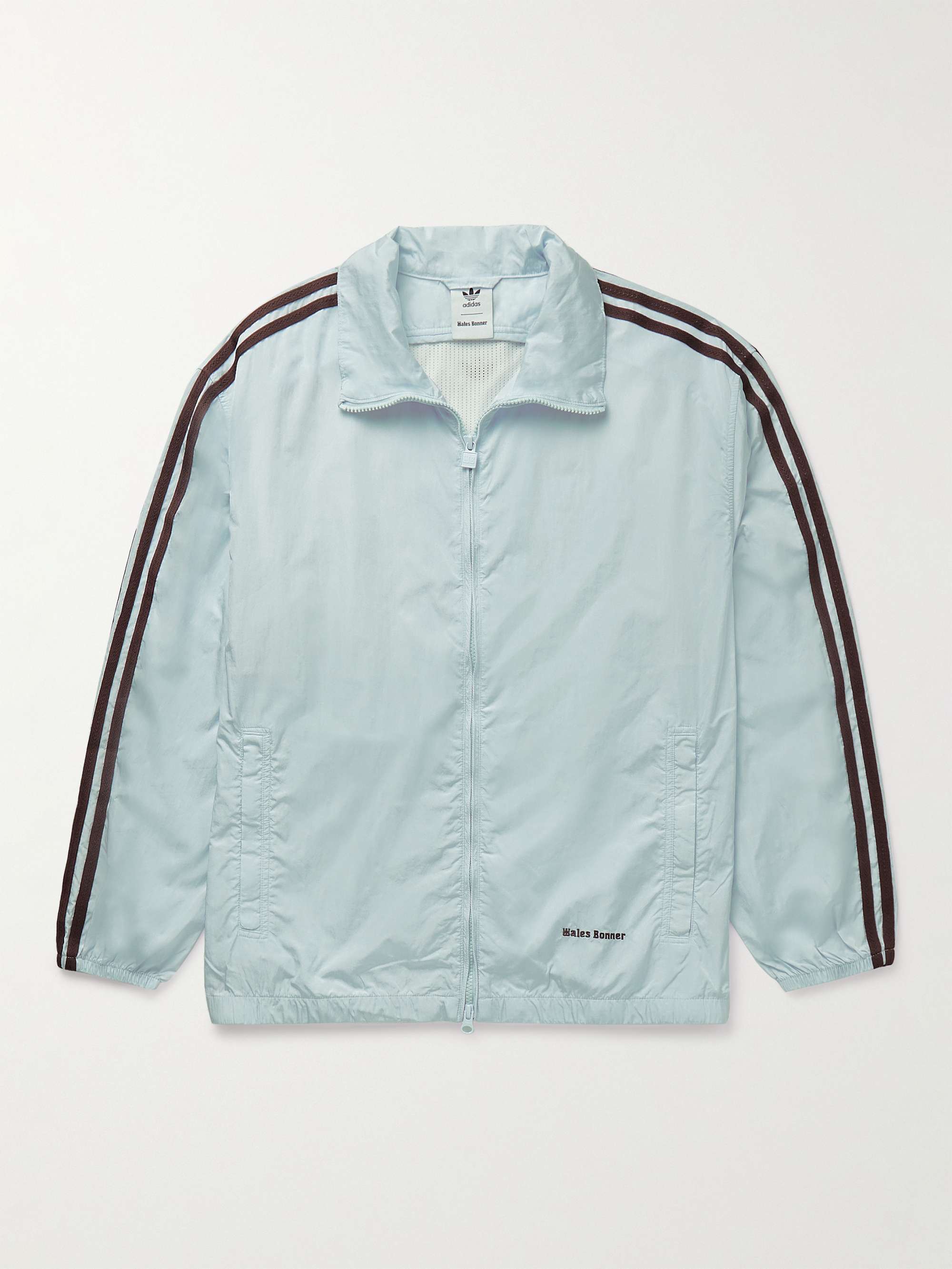 ADIDAS CONSORTIUM + Wales Bonner Striped Crochet-Trimmed Recycled-Shell  Track Jacket for Men | MR PORTER