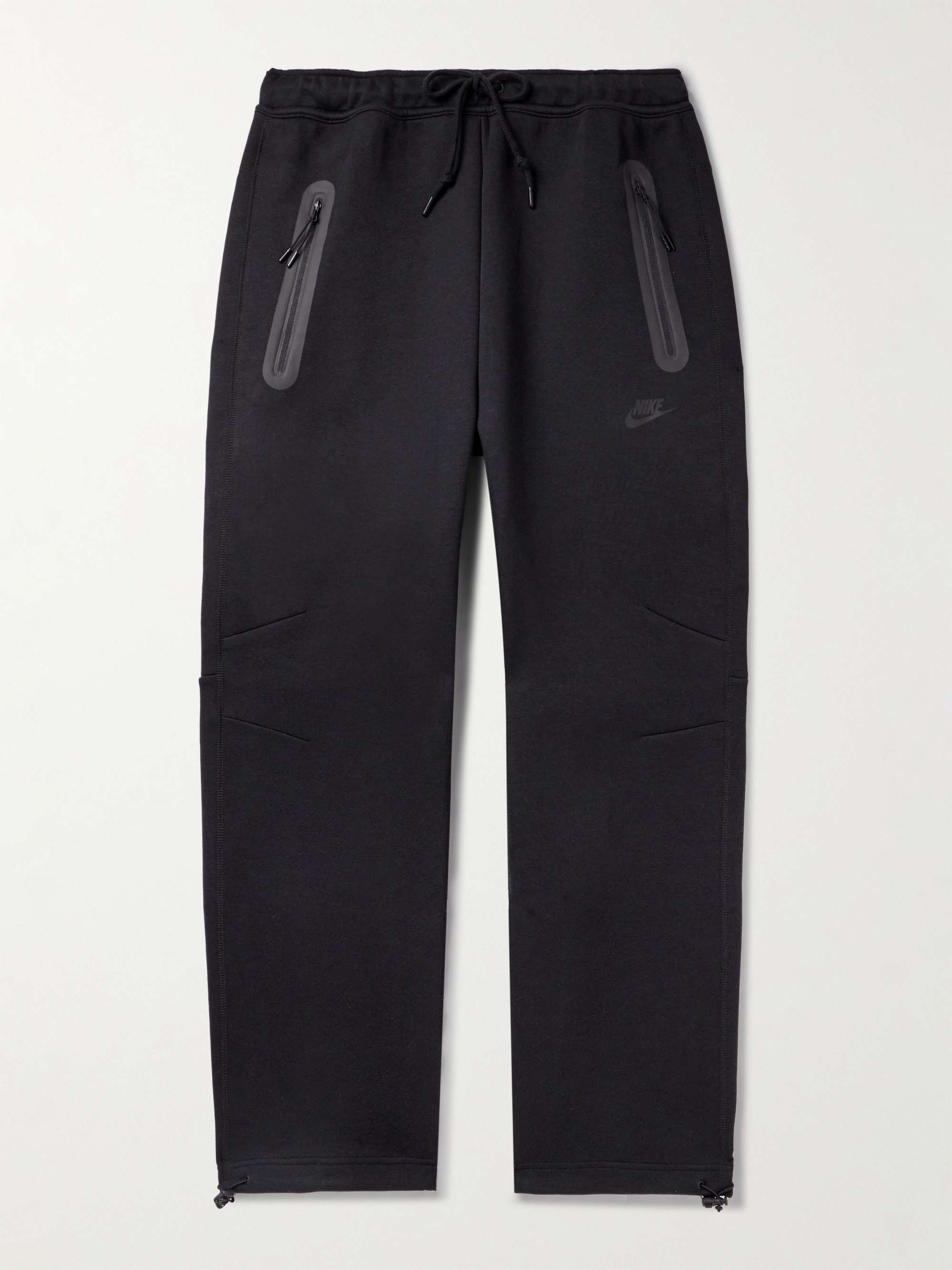 NIKE Straight-Leg Logo-Print Cotton-Blend Tech Fleece Sweatpants for Men |  MR PORTER