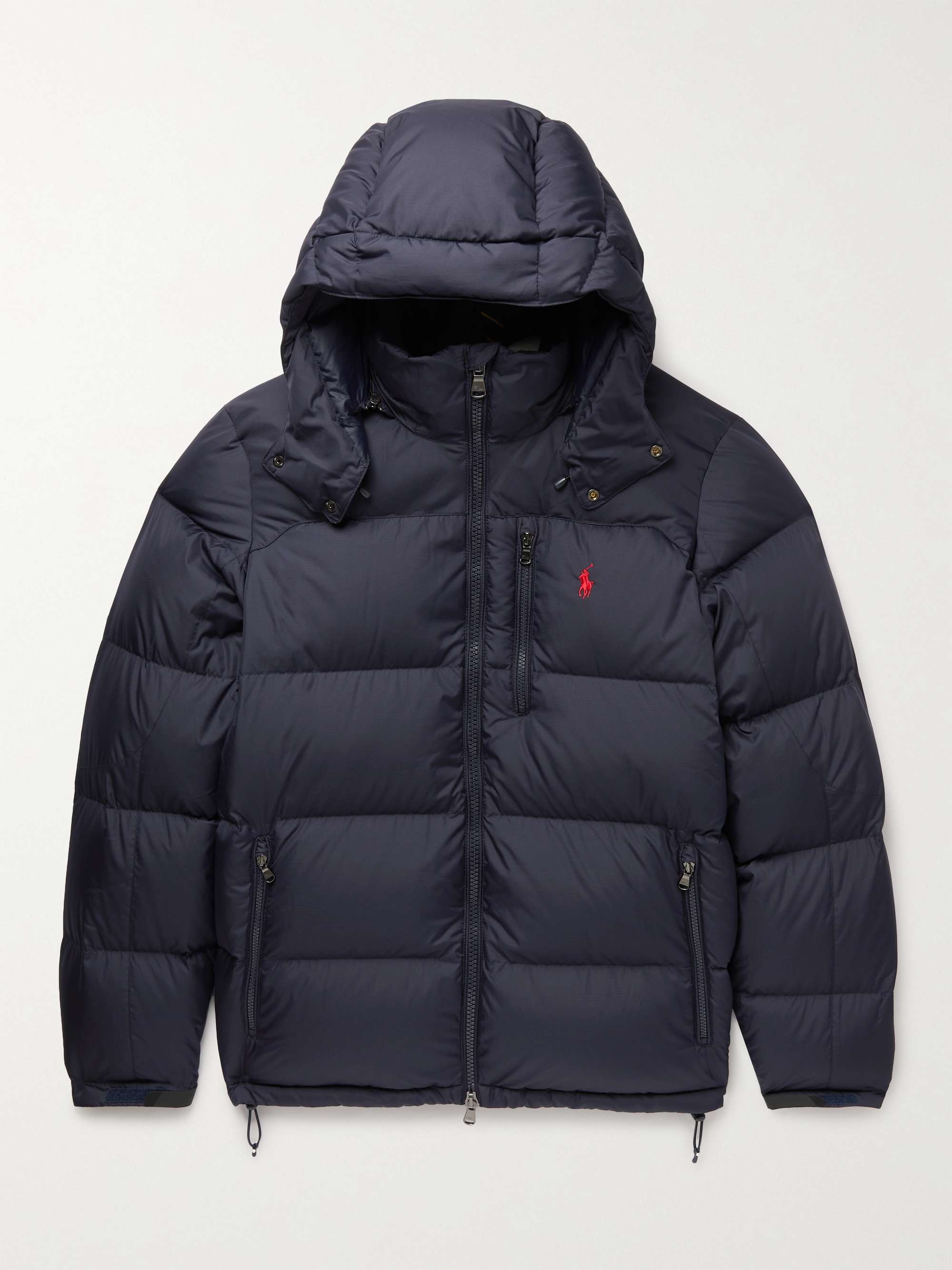 POLO RALPH LAUREN Logo-Embroidered Quilted Recycled-Ripstop Hooded Down  Jacket for Men | MR PORTER