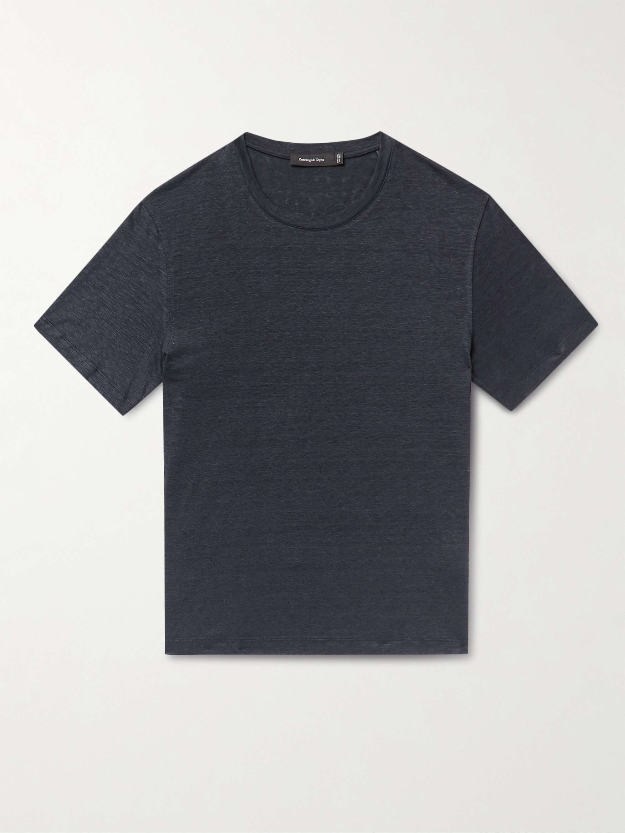 ZEGNA Linen T-Shirt for Men | MR PORTER