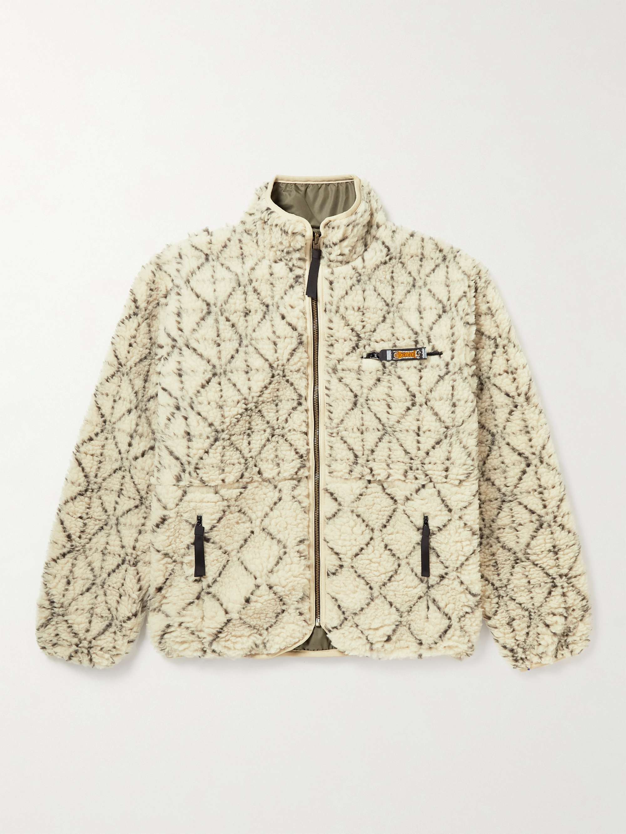 KAPITAL Do-Gi Boa Reversible Printed Fleece and Shell Bomber Jacket | MR  PORTER