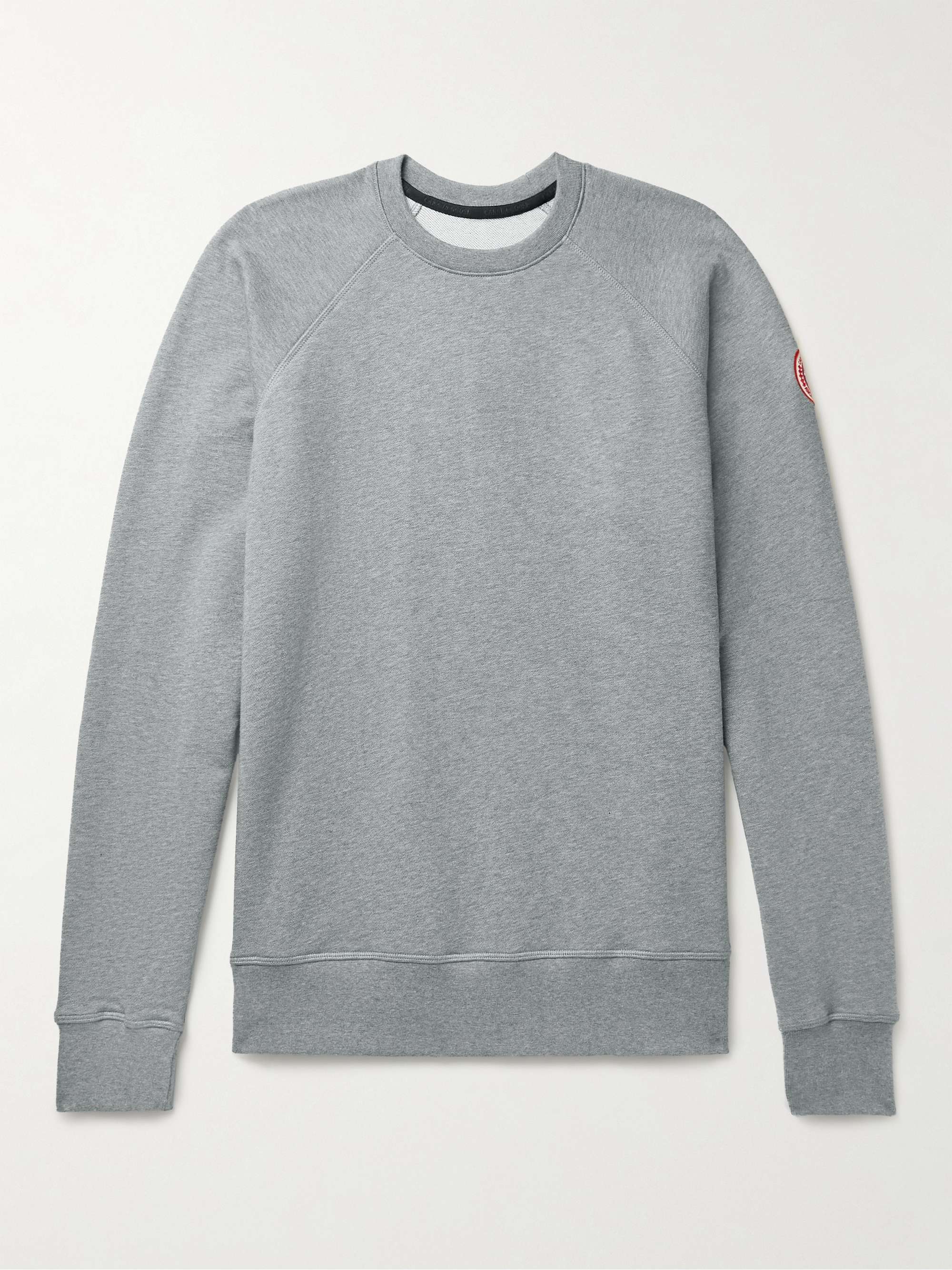 CANADA GOOSE Huron Logo-Appliquéd Cotton-Jersey Sweatshirt for Men | MR  PORTER