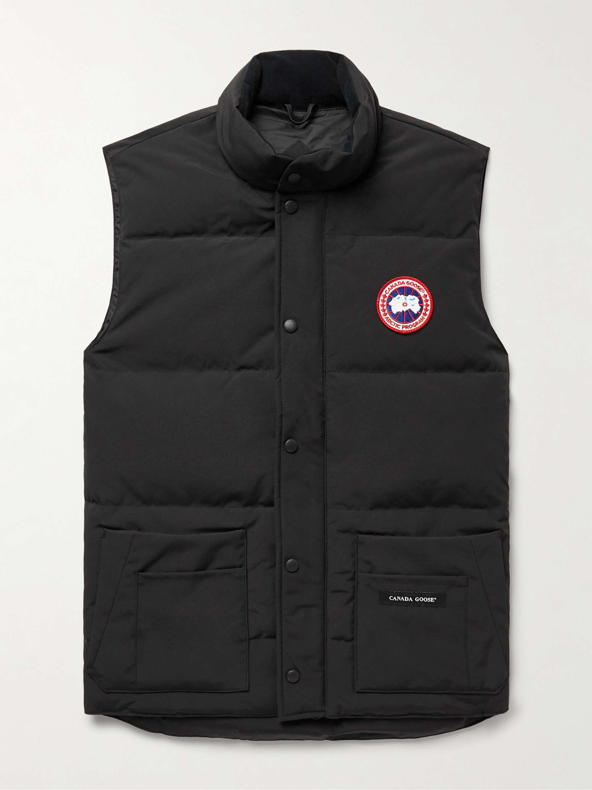 Black Slim-Fit Freestyle Crew Quilted Arctic Tech Down Gilet | CANADA GOOSE  | MR PORTER