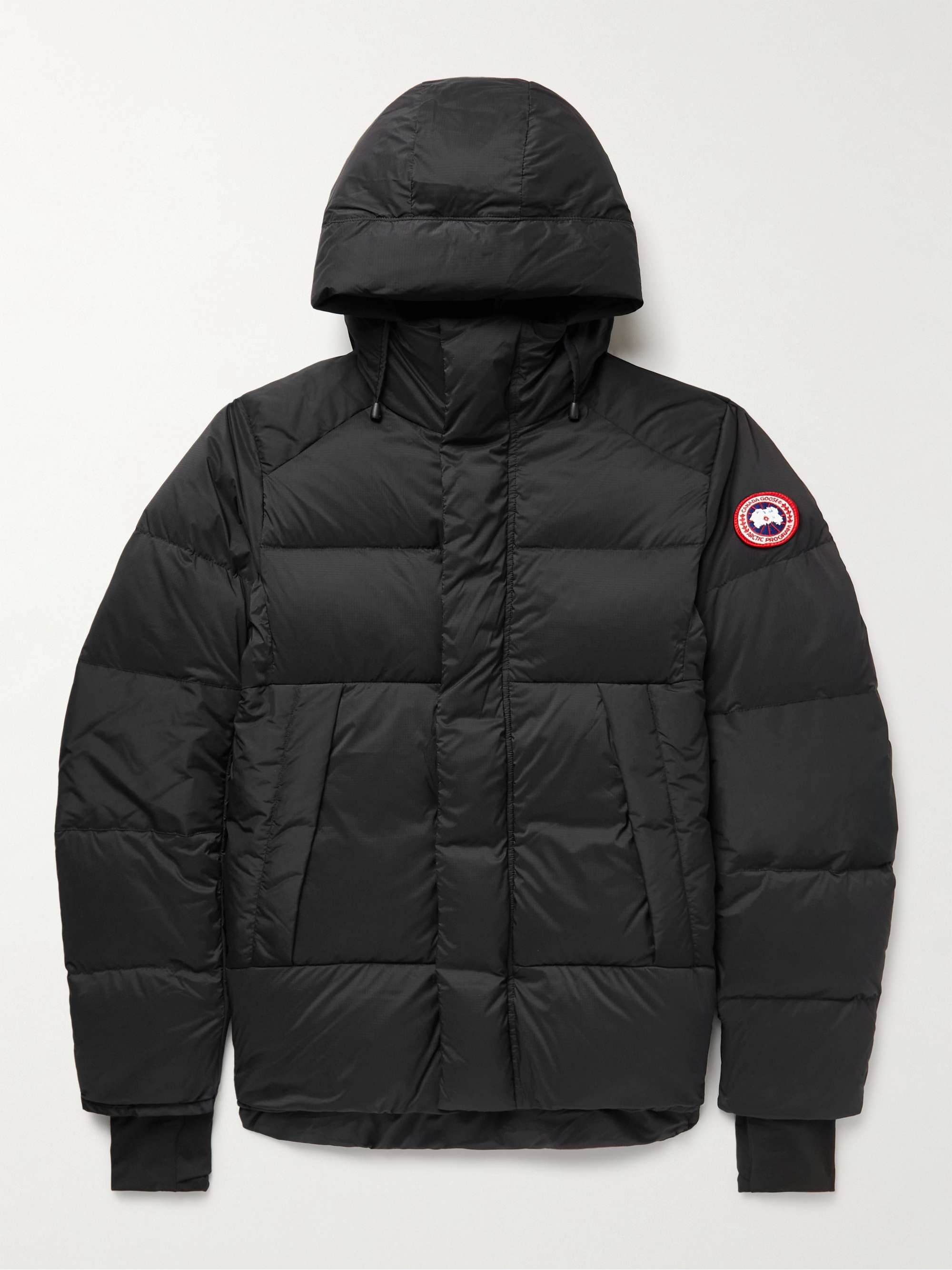 Black Armstrong Packable Quilted Nylon-Ripstop Hooded Down Jacket | CANADA  GOOSE | MR PORTER