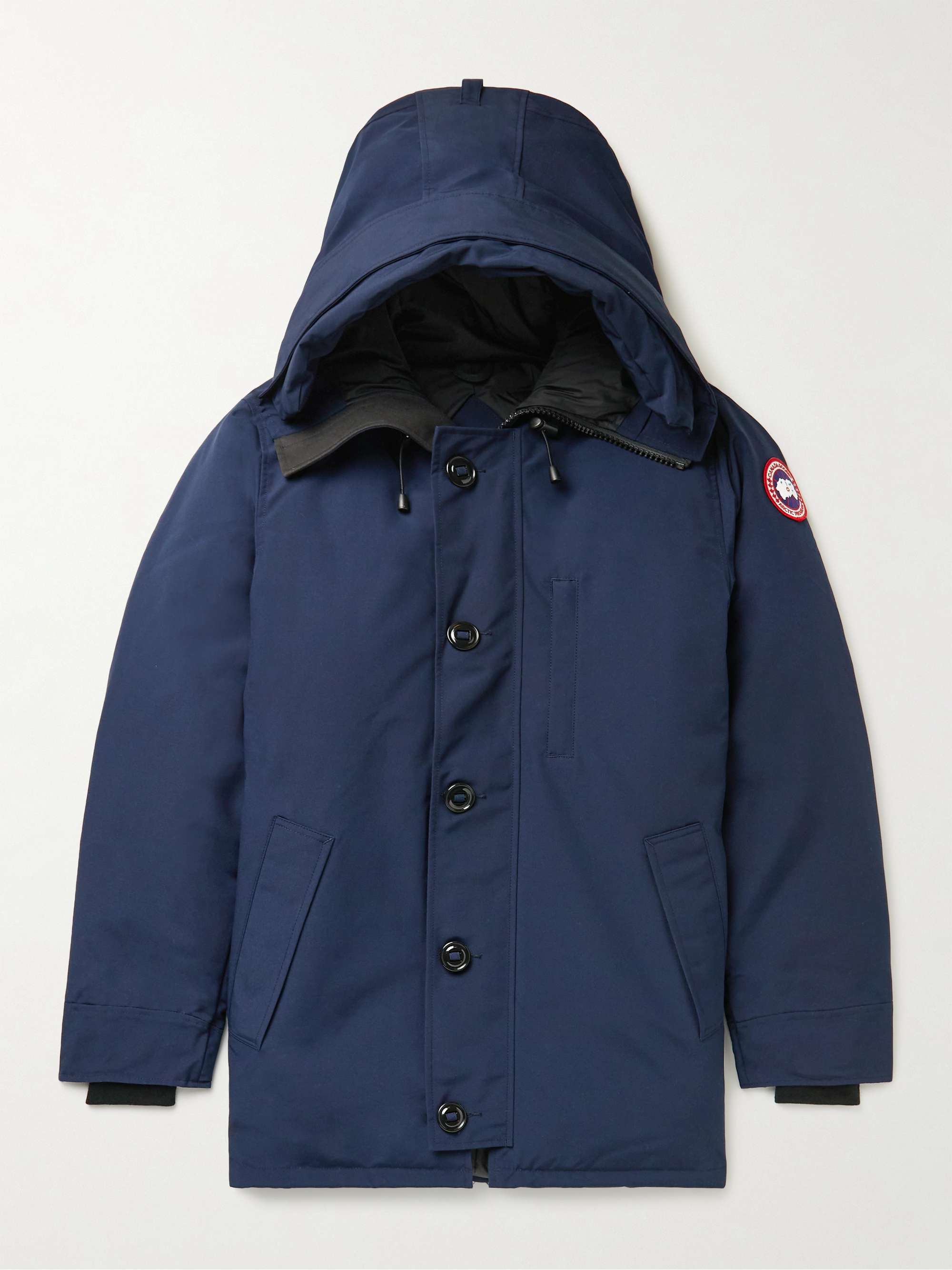 Navy Chateau Shell Hooded Down Parka | CANADA GOOSE | MR PORTER