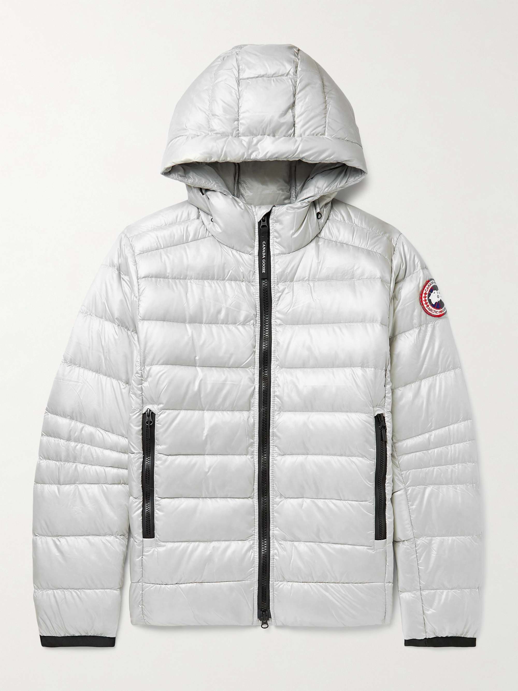 CANADA GOOSE Crofton Slim-Fit Recycled Nylon-Ripstop Hooded Down Jacket |  MR PORTER