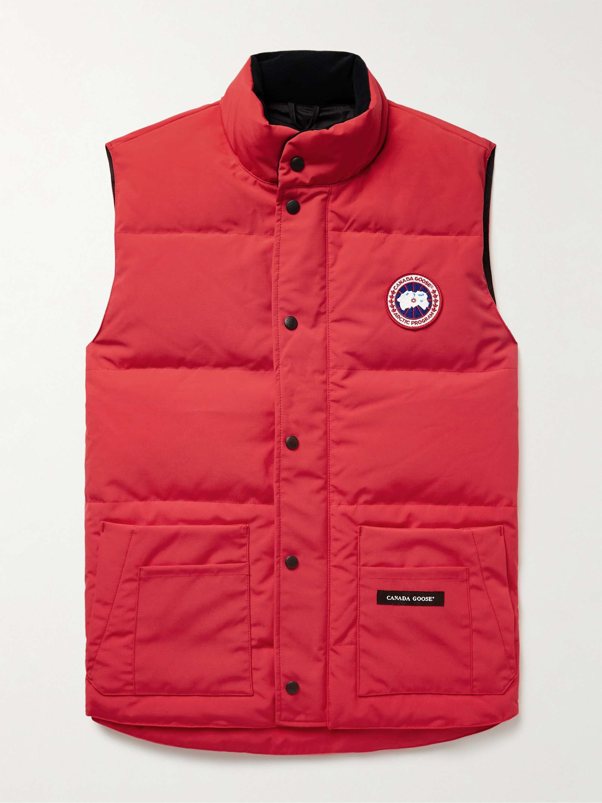 Red Slim-Fit Freestyle Crew Quilted Arctic Tech Down Gilet | CANADA GOOSE |  MR PORTER