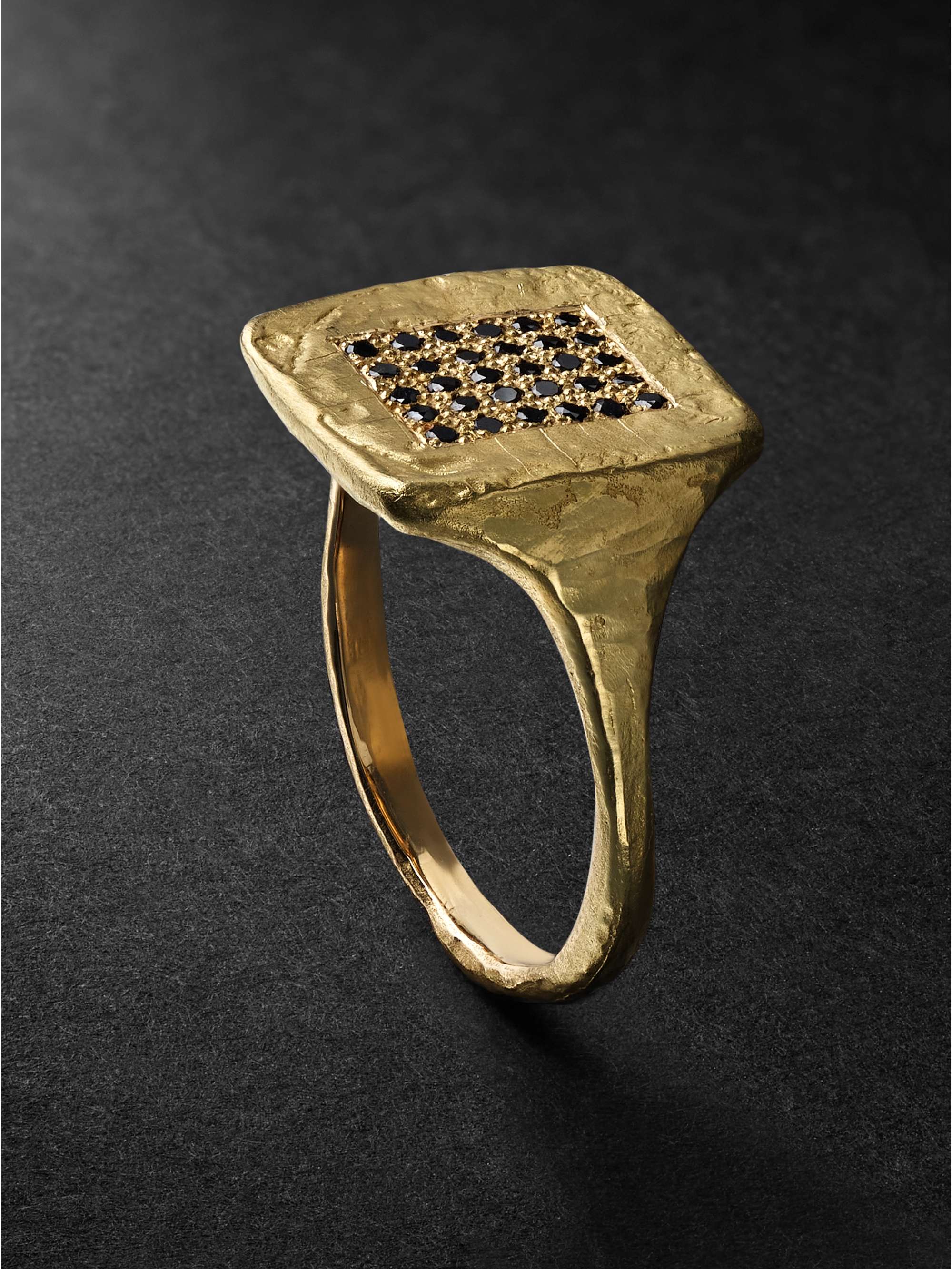 ELHANATI Tokyo Gold Diamond Ring for Men | MR PORTER