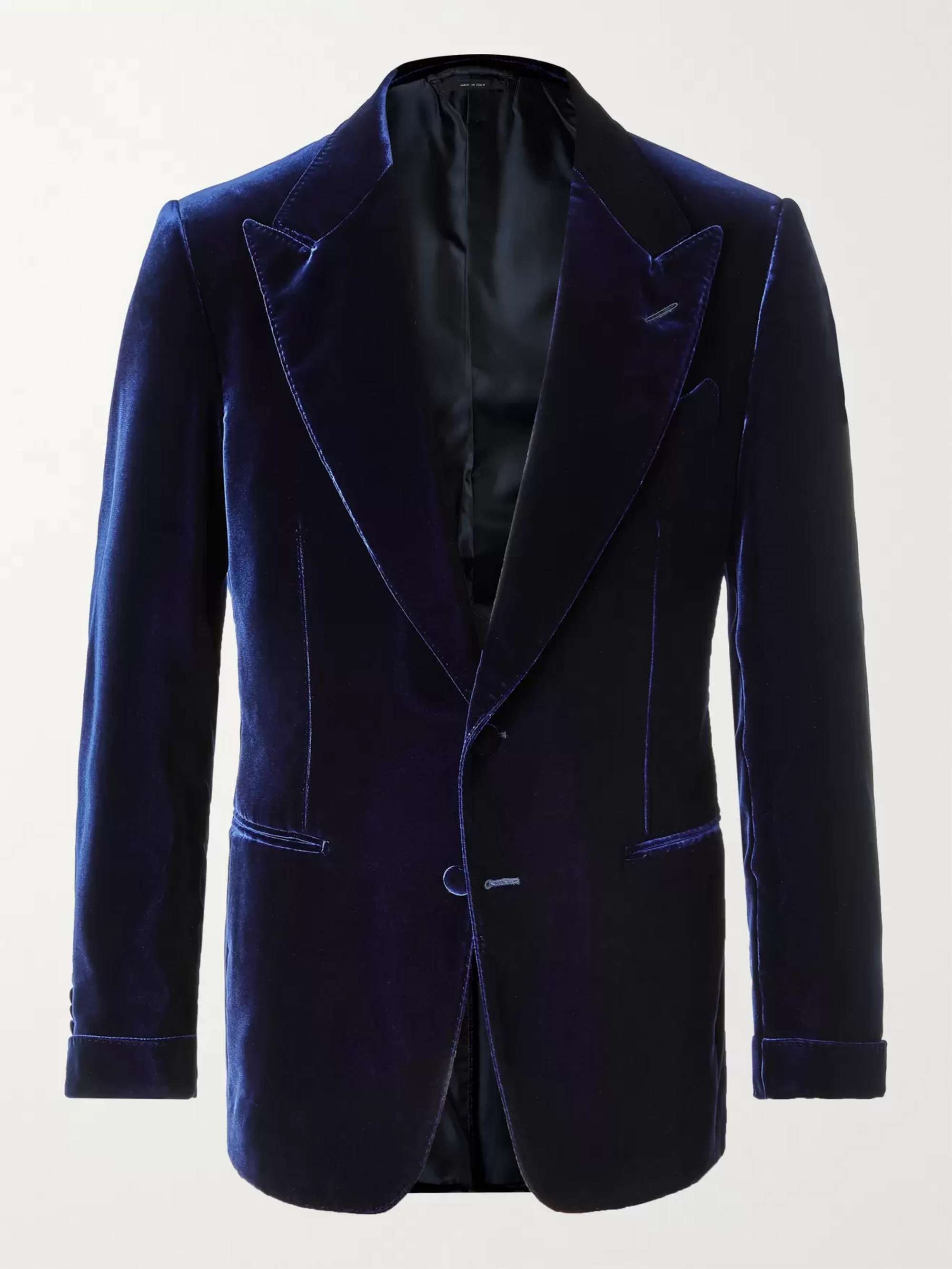 TOM FORD Shelton Slim-Fit Velvet Tuxedo Jacket | MR PORTER