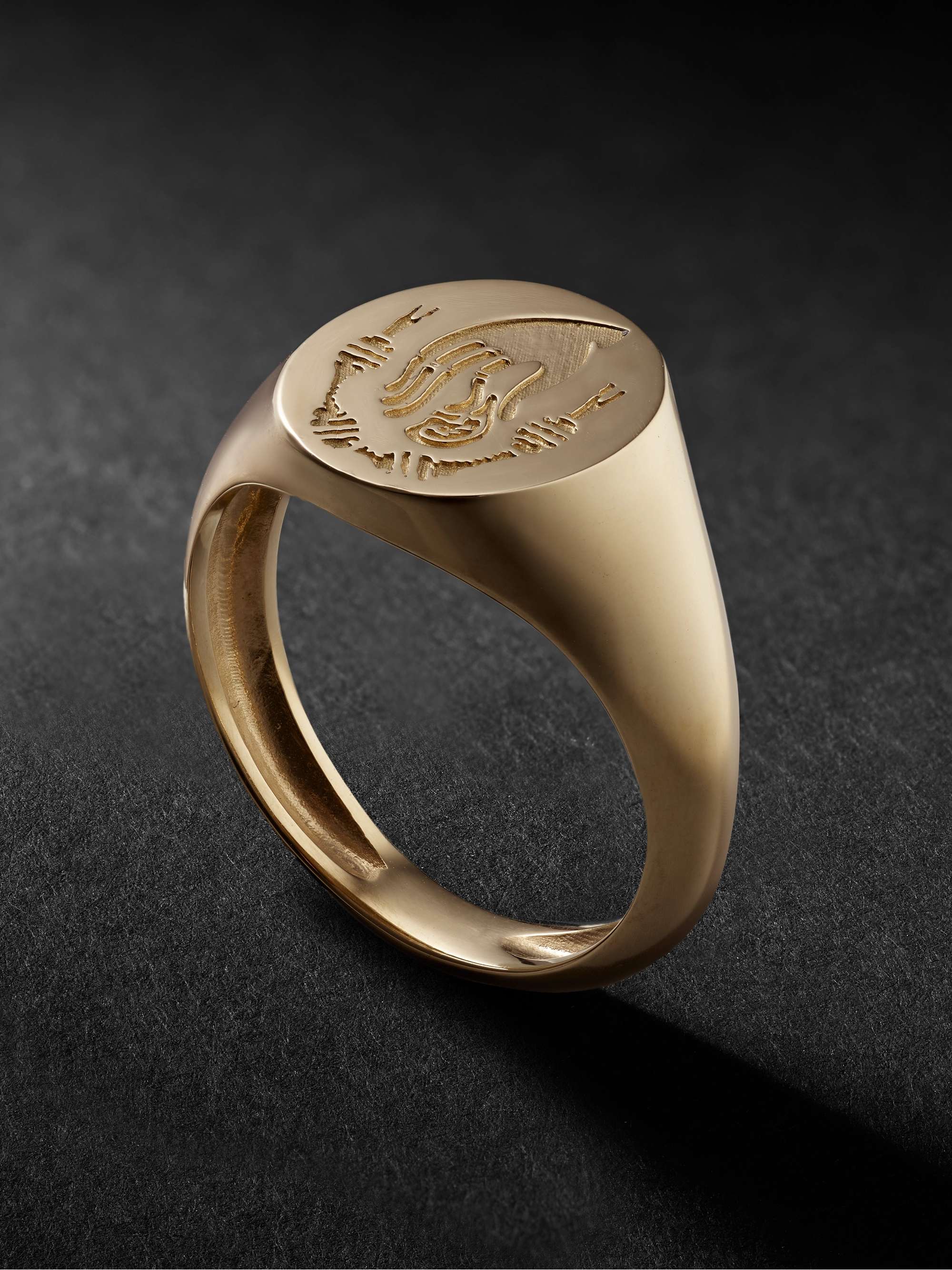 VADA Remembrance Gold Signet Ring | MR PORTER