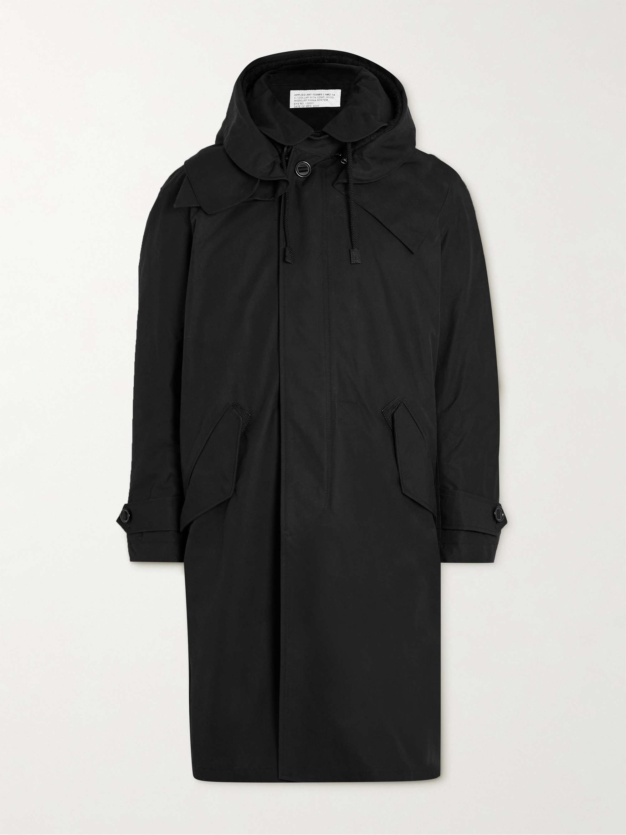 APPLIED ART FORMS AM2-1 Convertible Padded Cotton-Ventile Hooded Parka with  Detachable Liner | MR PORTER