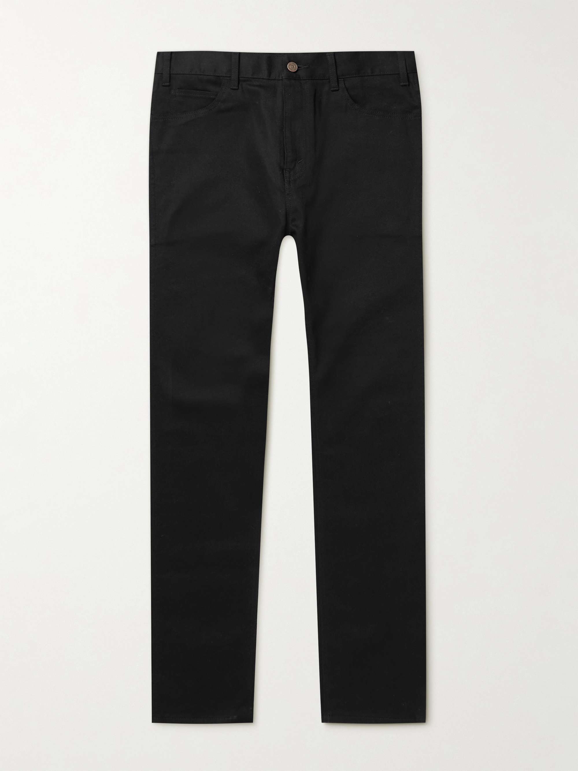Black Low-Rise Skinny-Fit Jeans | CELINE HOMME | MR PORTER