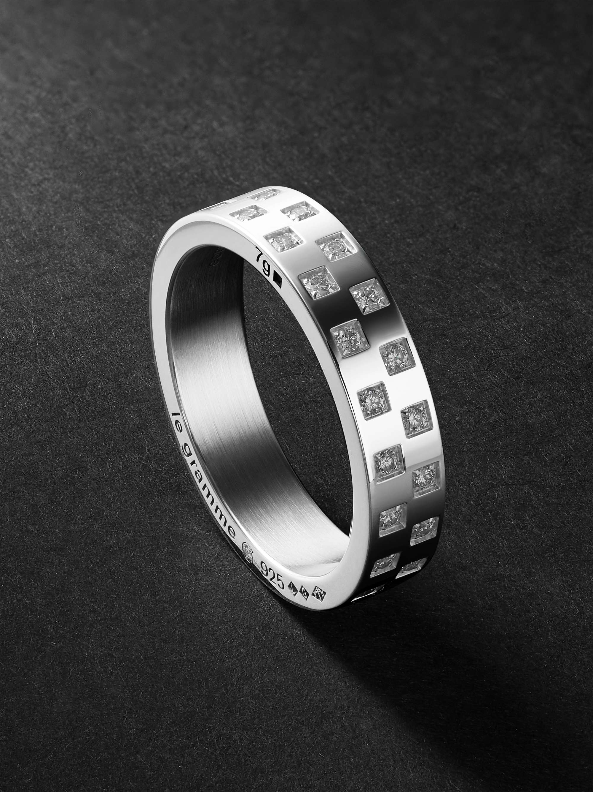LE GRAMME 7g Sterling Silver Diamond Ring for Men | MR PORTER