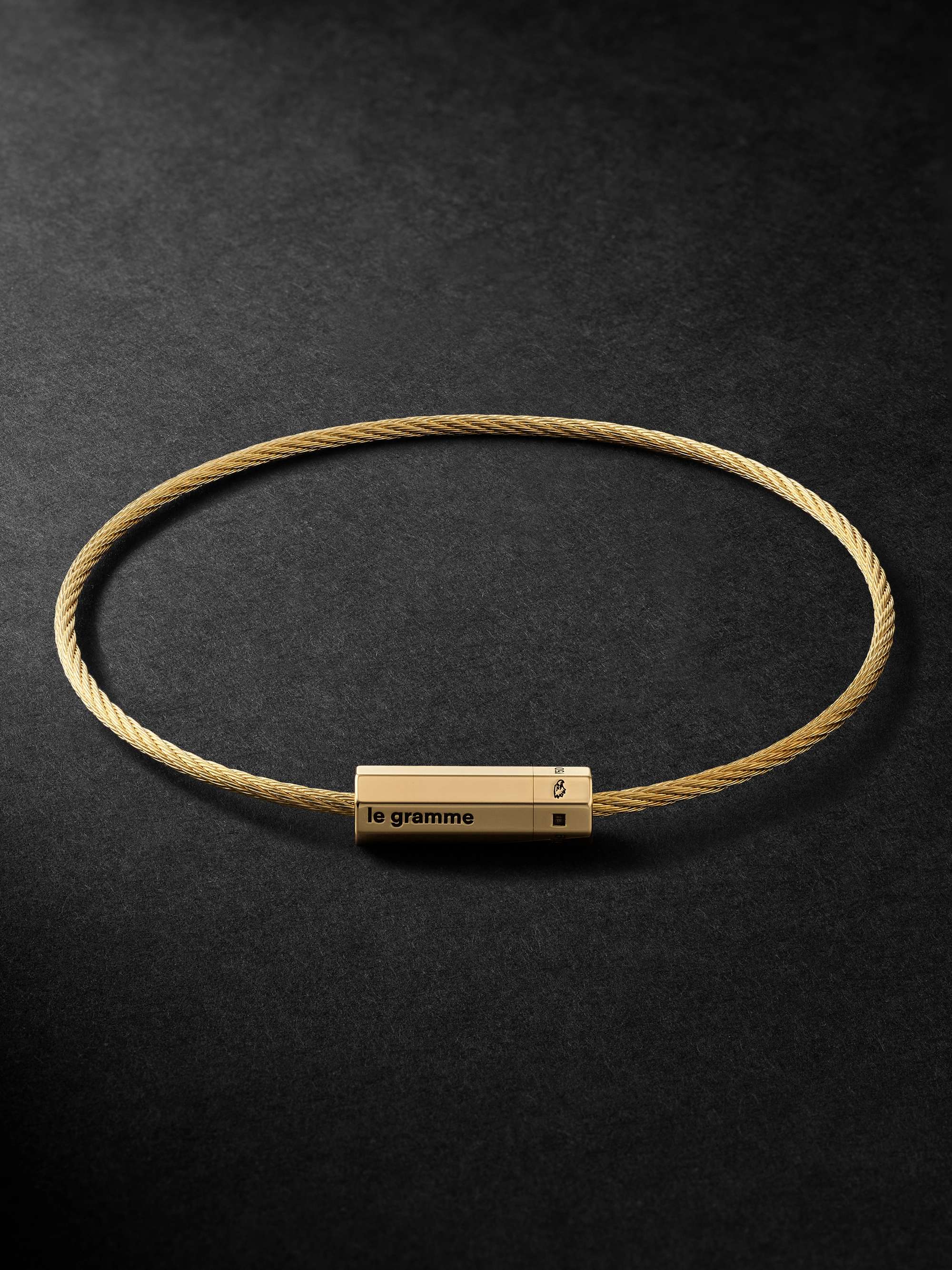 Le 10g Cable Armband aus 18 Karat Gold | MR PORTER