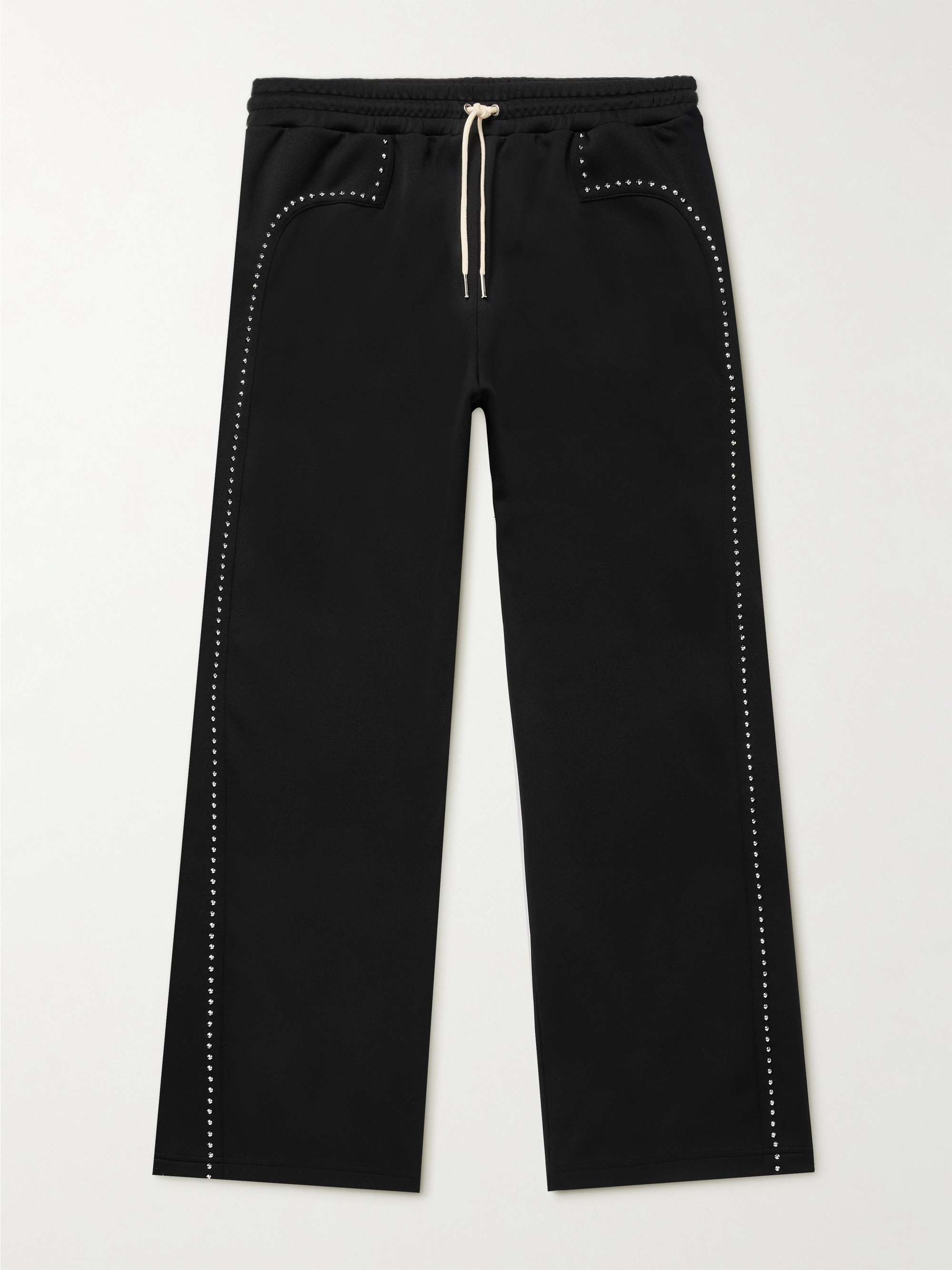 CELINE HOMME Straight-Leg Studded Jersey Sweatpants | MR PORTER