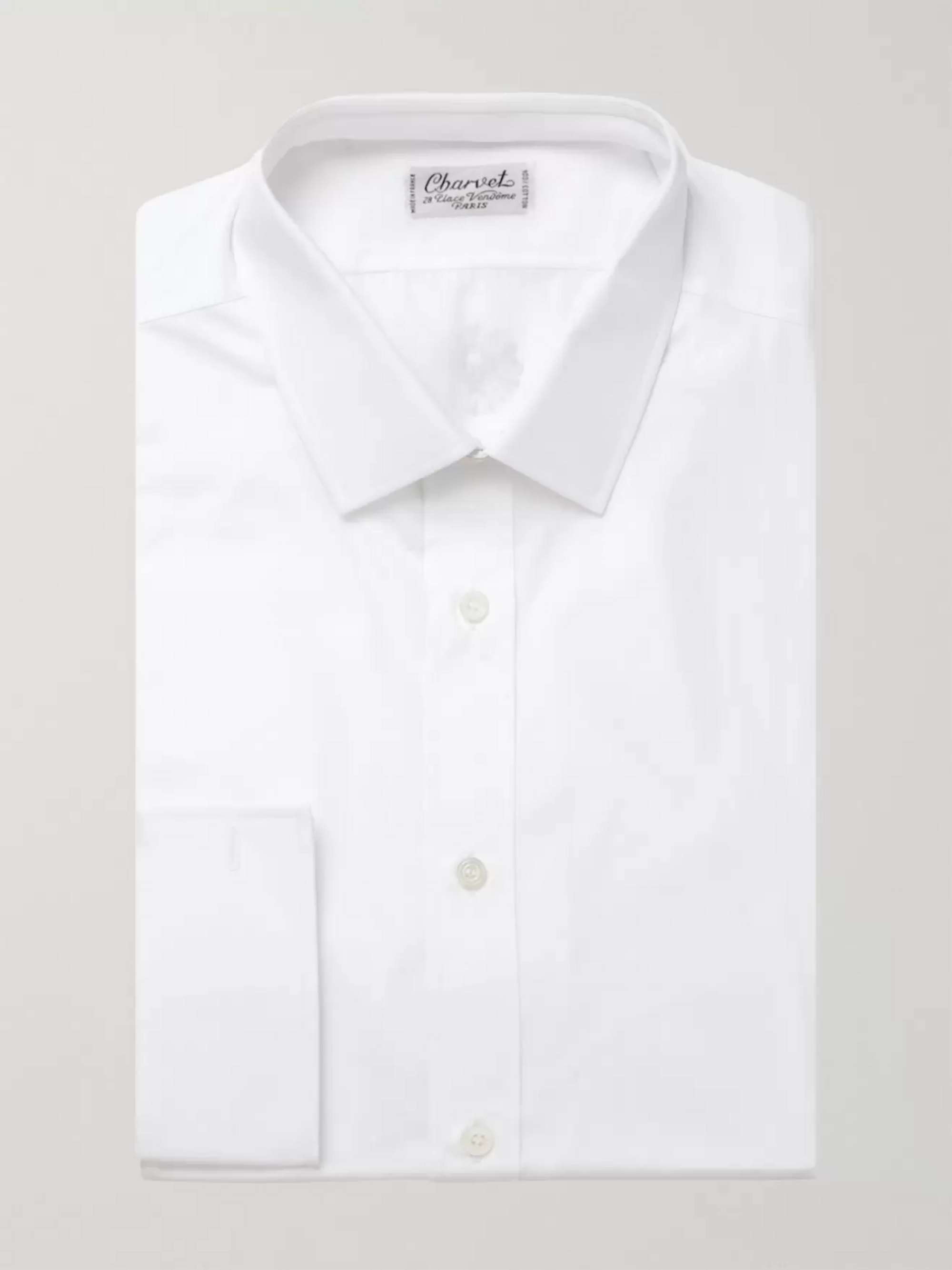 CHARVET White Slim-Fit Cotton Shirt | MR PORTER