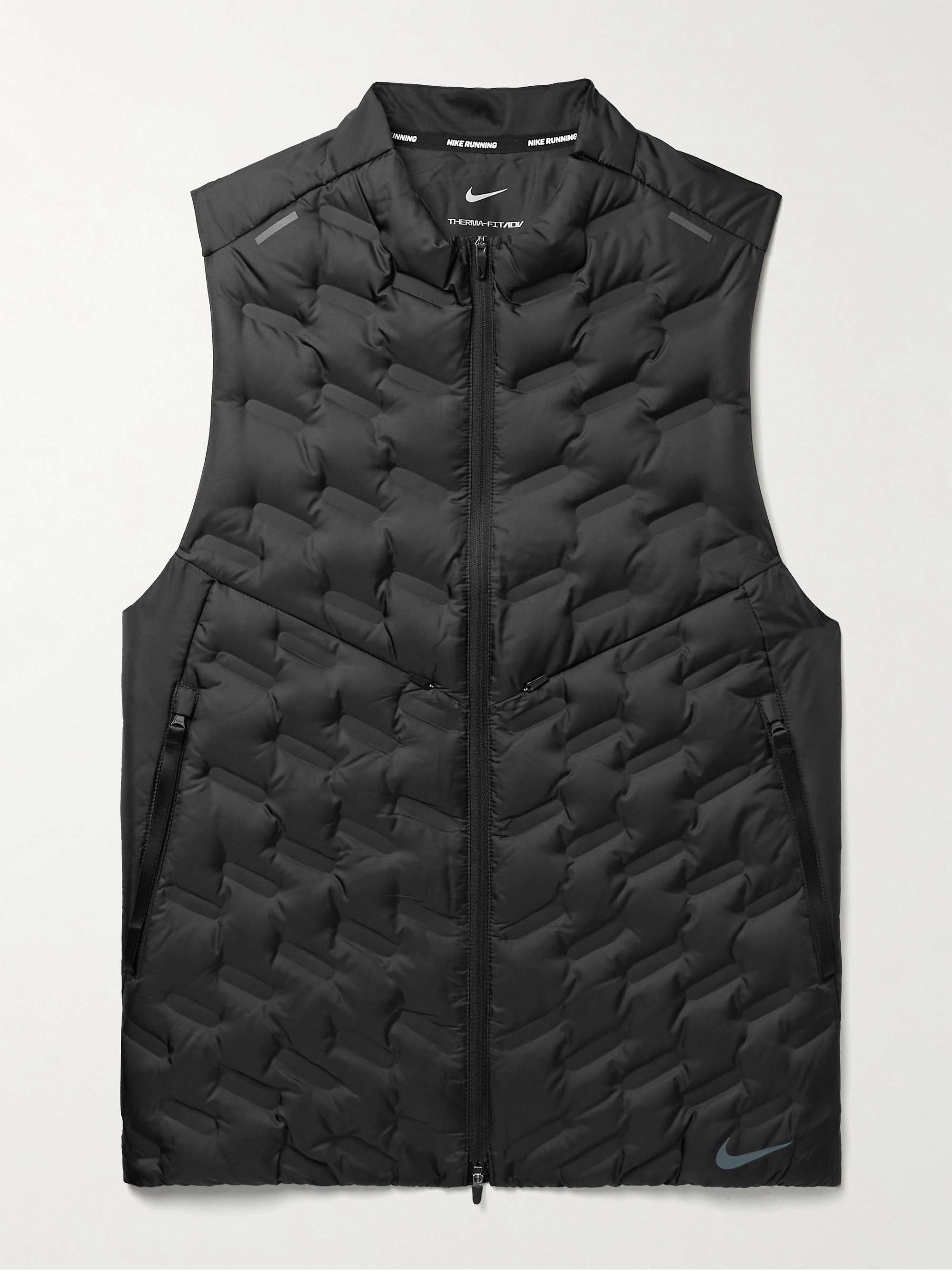 NIKE RUNNING Quilted Therma-FIT ADV Down Gilet for Men | MR PORTER