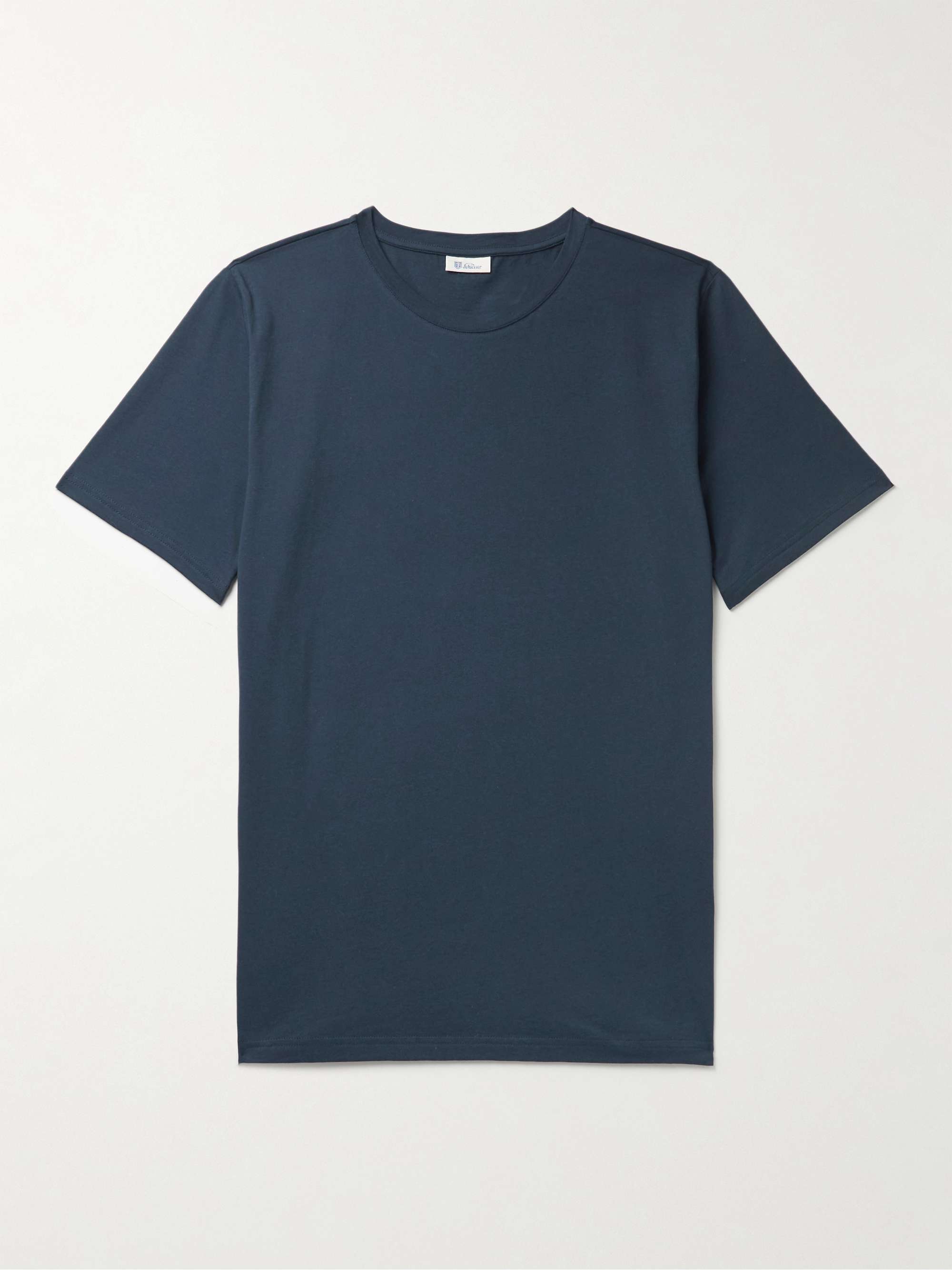 SCHIESSER Hannes Organic Cotton-Jersey T-Shirt | MR PORTER