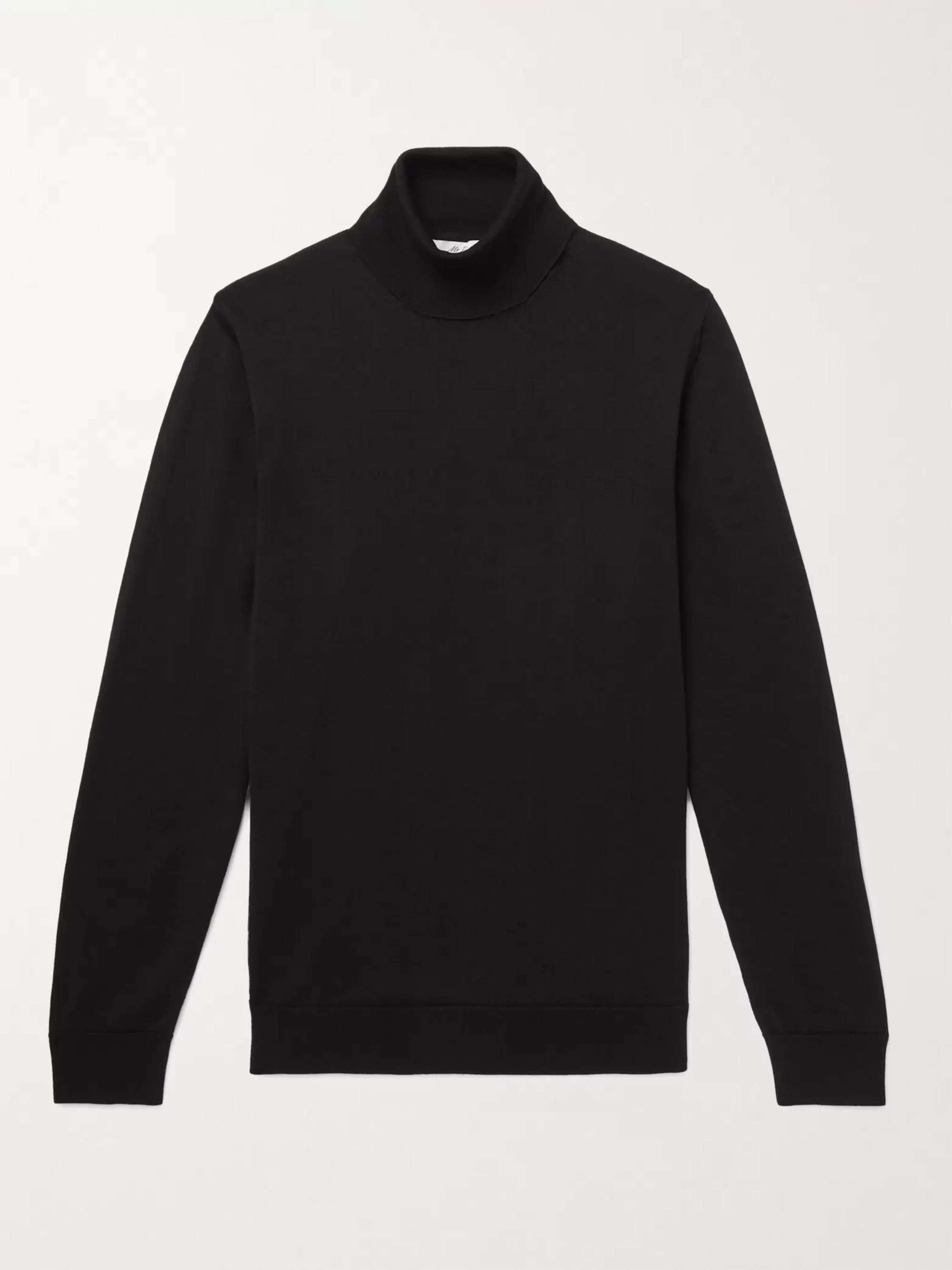 MR P. Slim-Fit Merino Wool Rollneck Sweater for Men | MR PORTER