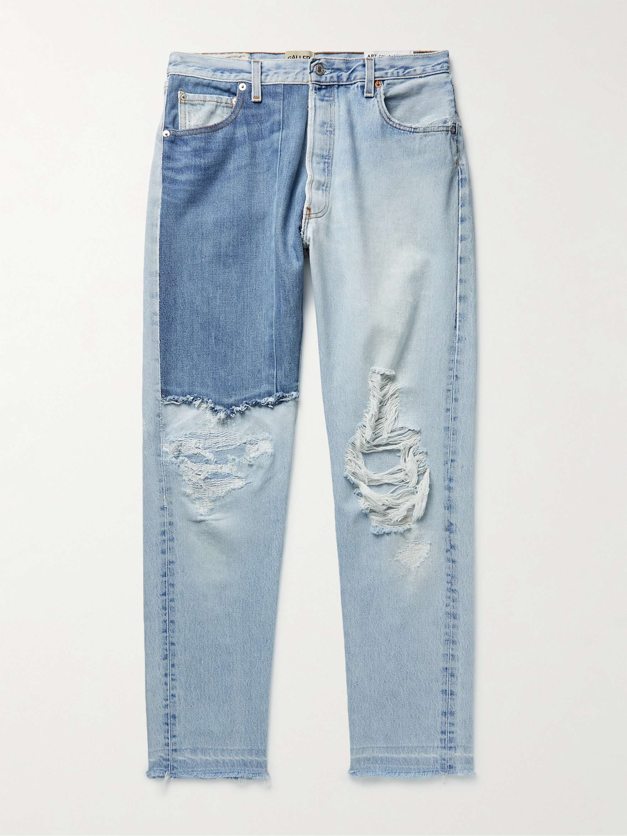 GALLERY DEPT. Ken Slim-Fit Panelled Distressed Jeans for Men | MR PORTER