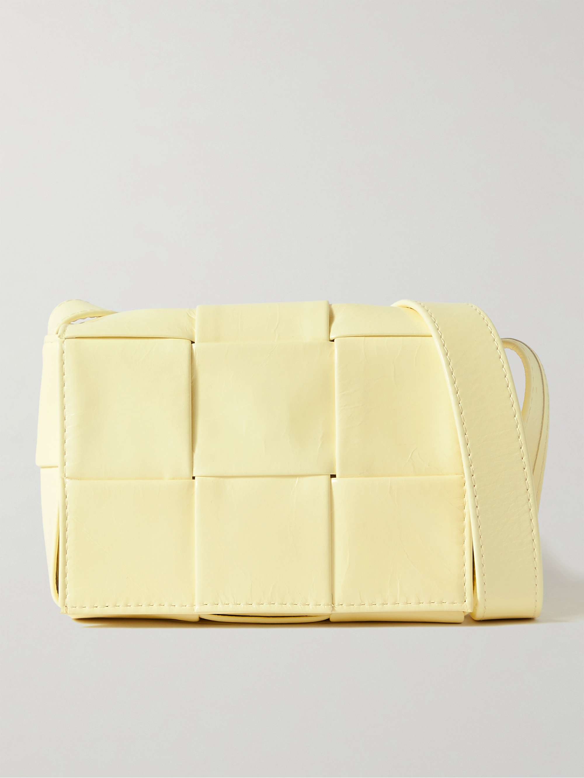 Yellow Cassette Mini Intrecciato Leather Messenger Bag | BOTTEGA VENETA |  MR PORTER