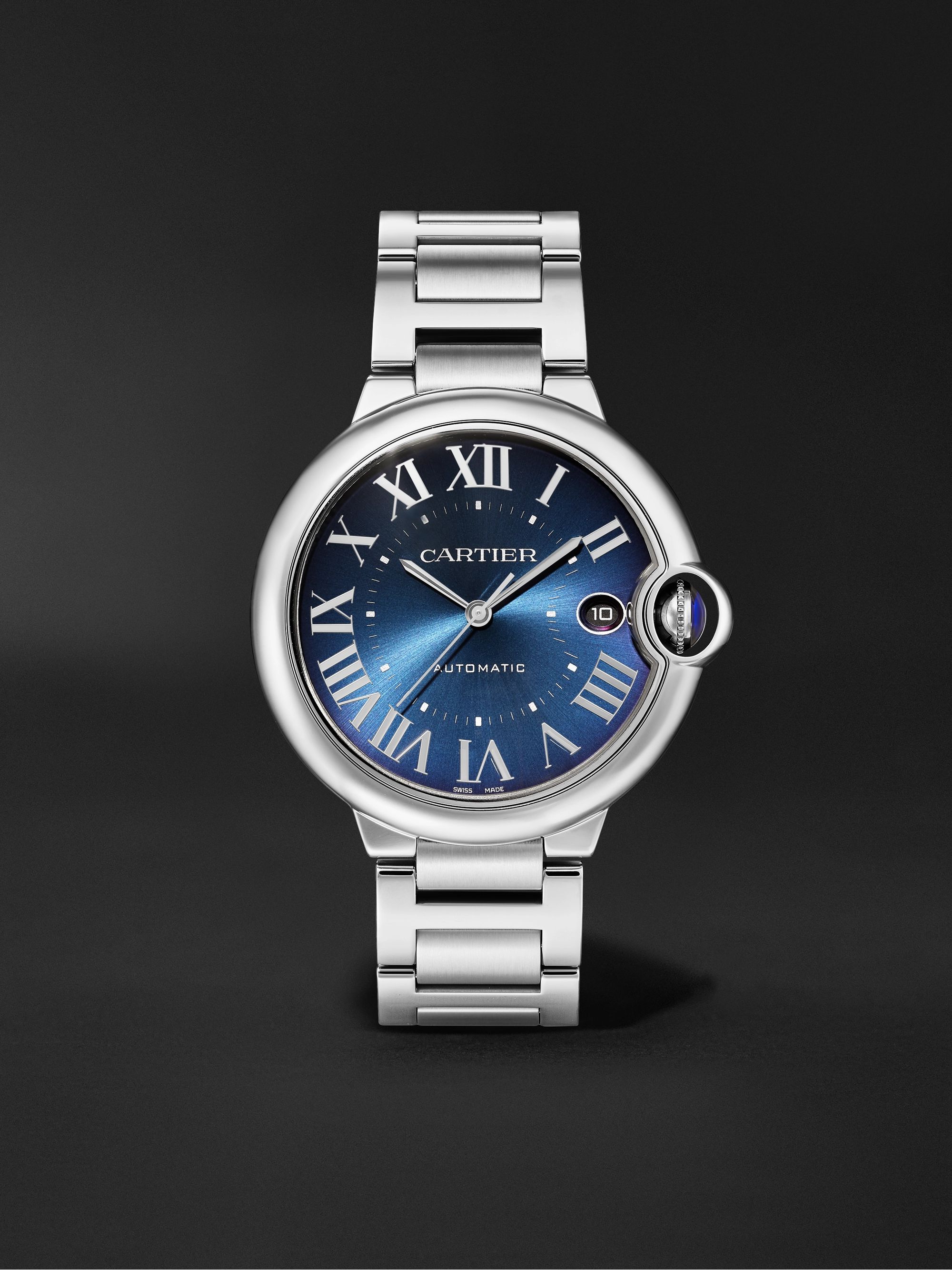 CARTIER Ballon Bleu de Cartier Automatic 40mm Stainless Steel Watch, Ref.  No. WSBB0061 for Men | MR PORTER