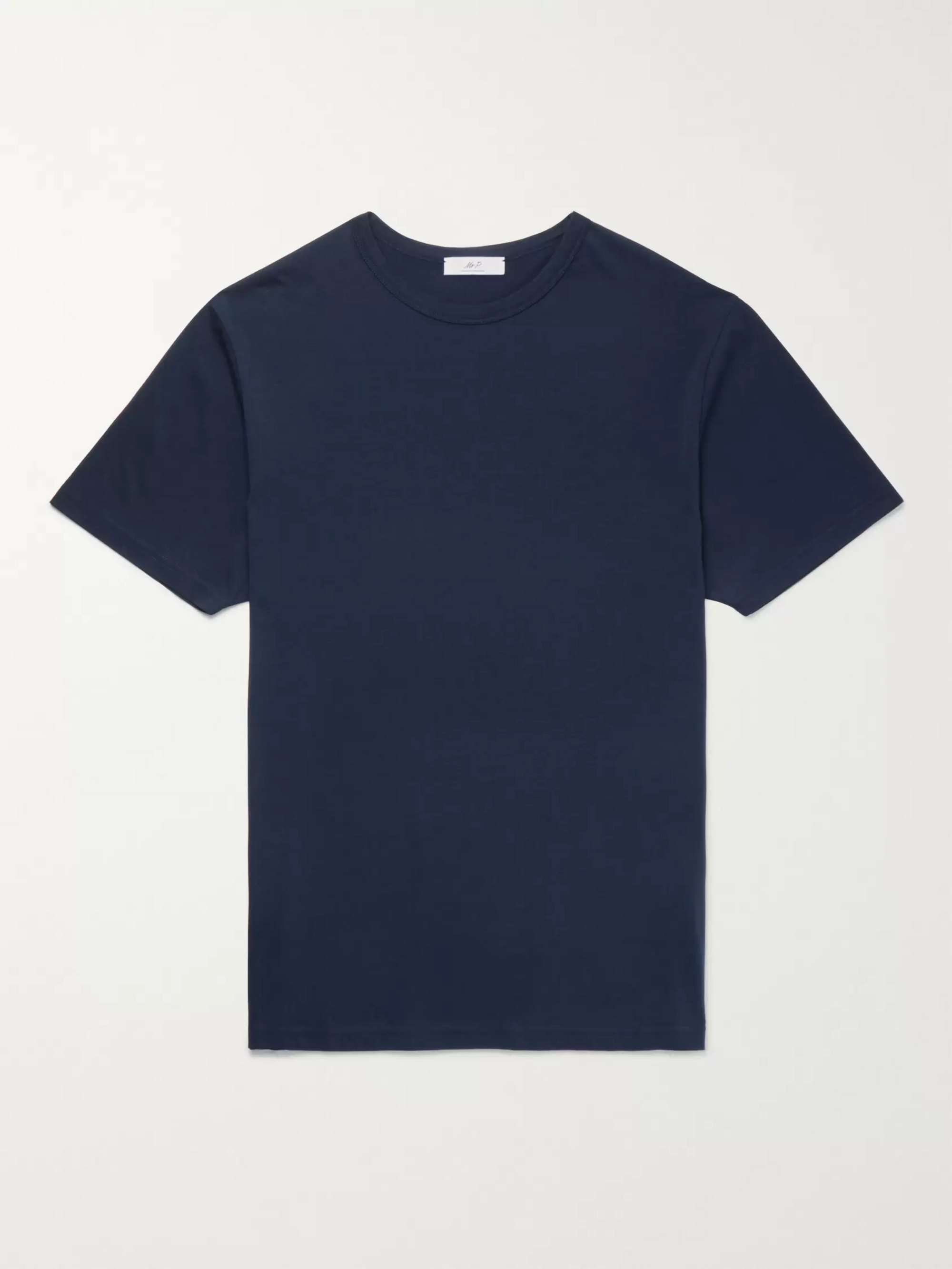 Navy Cotton-Jersey T-Shirt | MR P. | MR PORTER