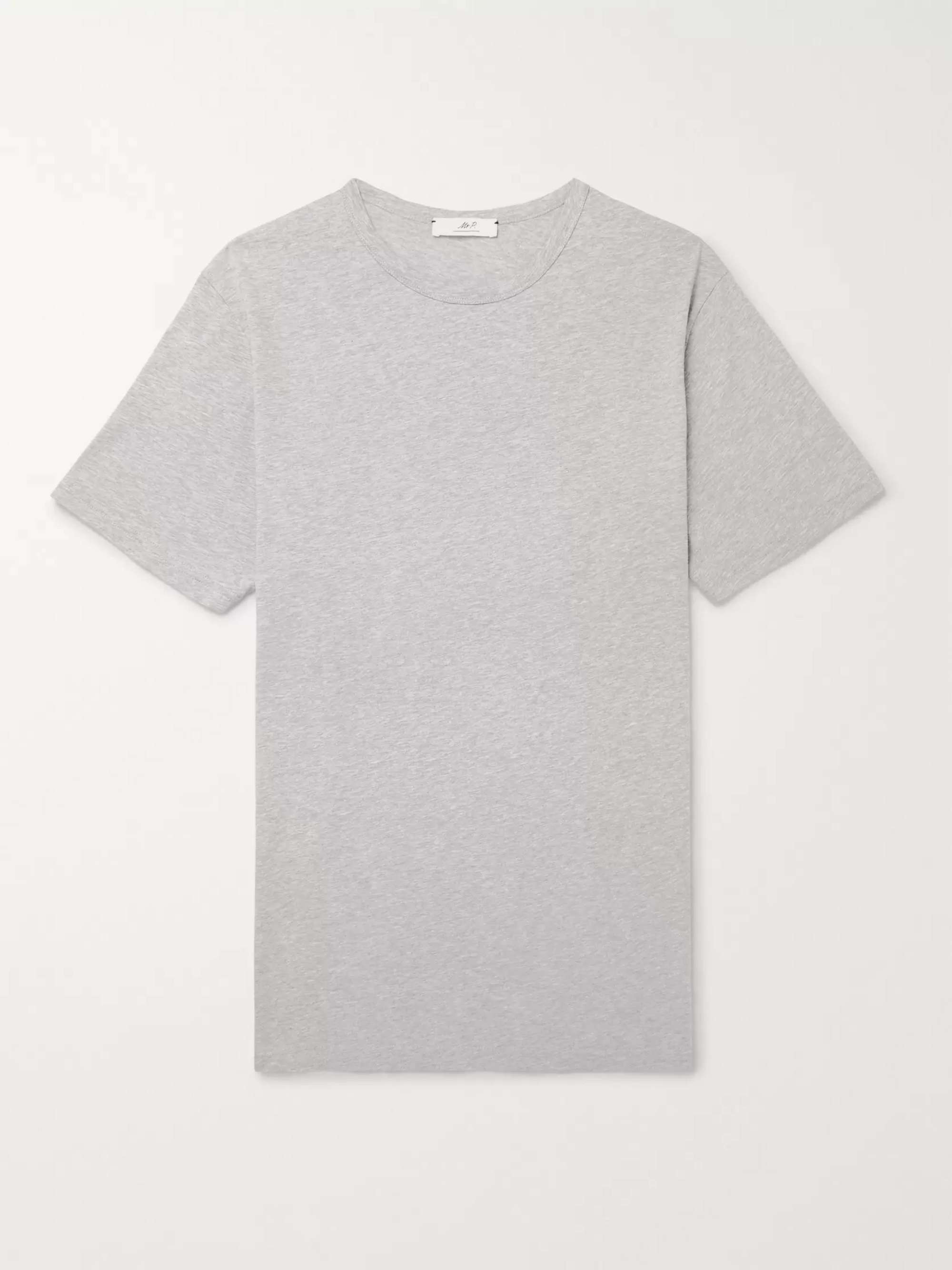 MR P. Mélange Cotton-Jersey T-Shirt for Men | MR PORTER