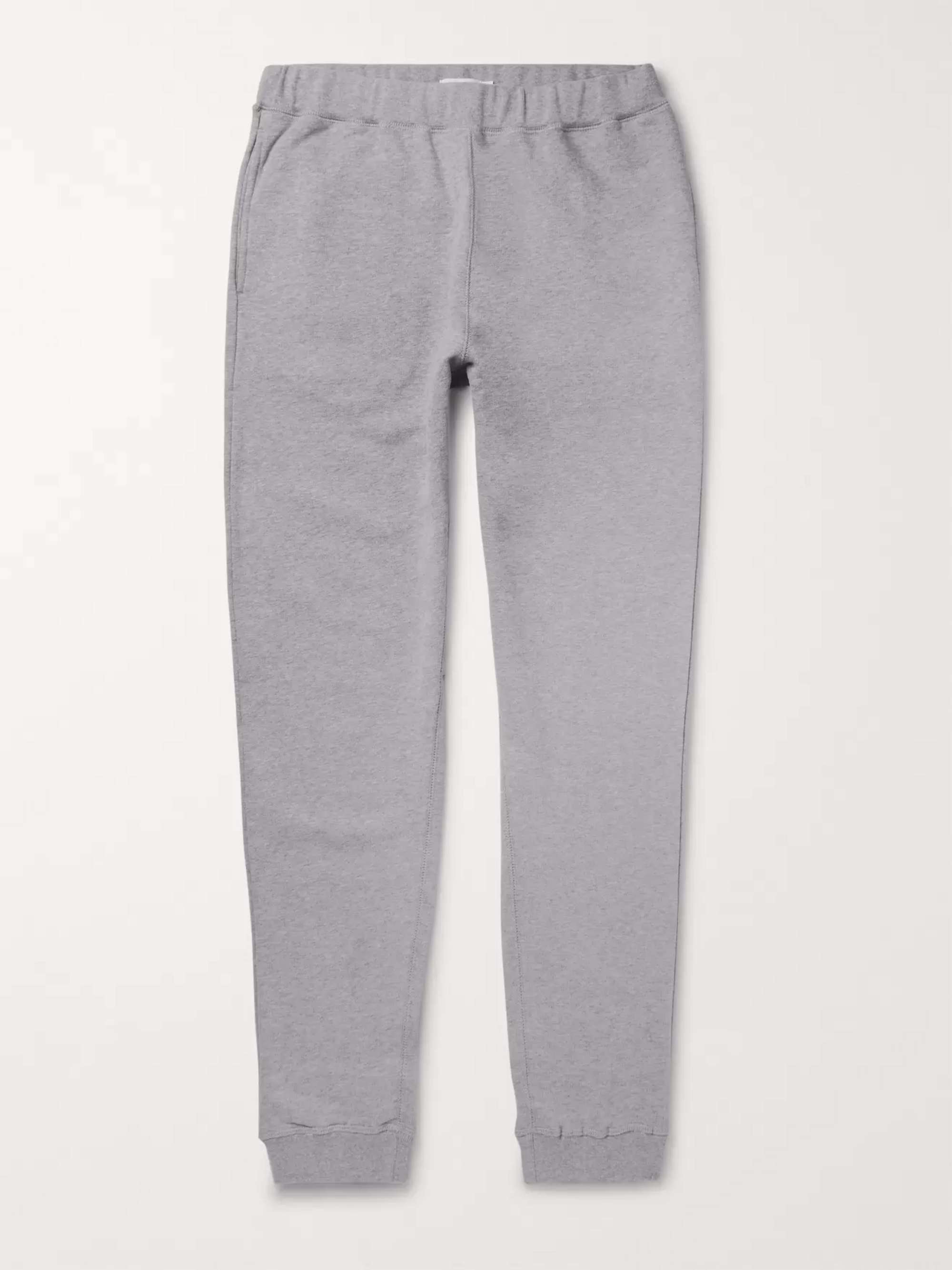 SUNSPEL Tapered Brushed Loopback Cotton-Jersey Sweatpants for Men | MR  PORTER
