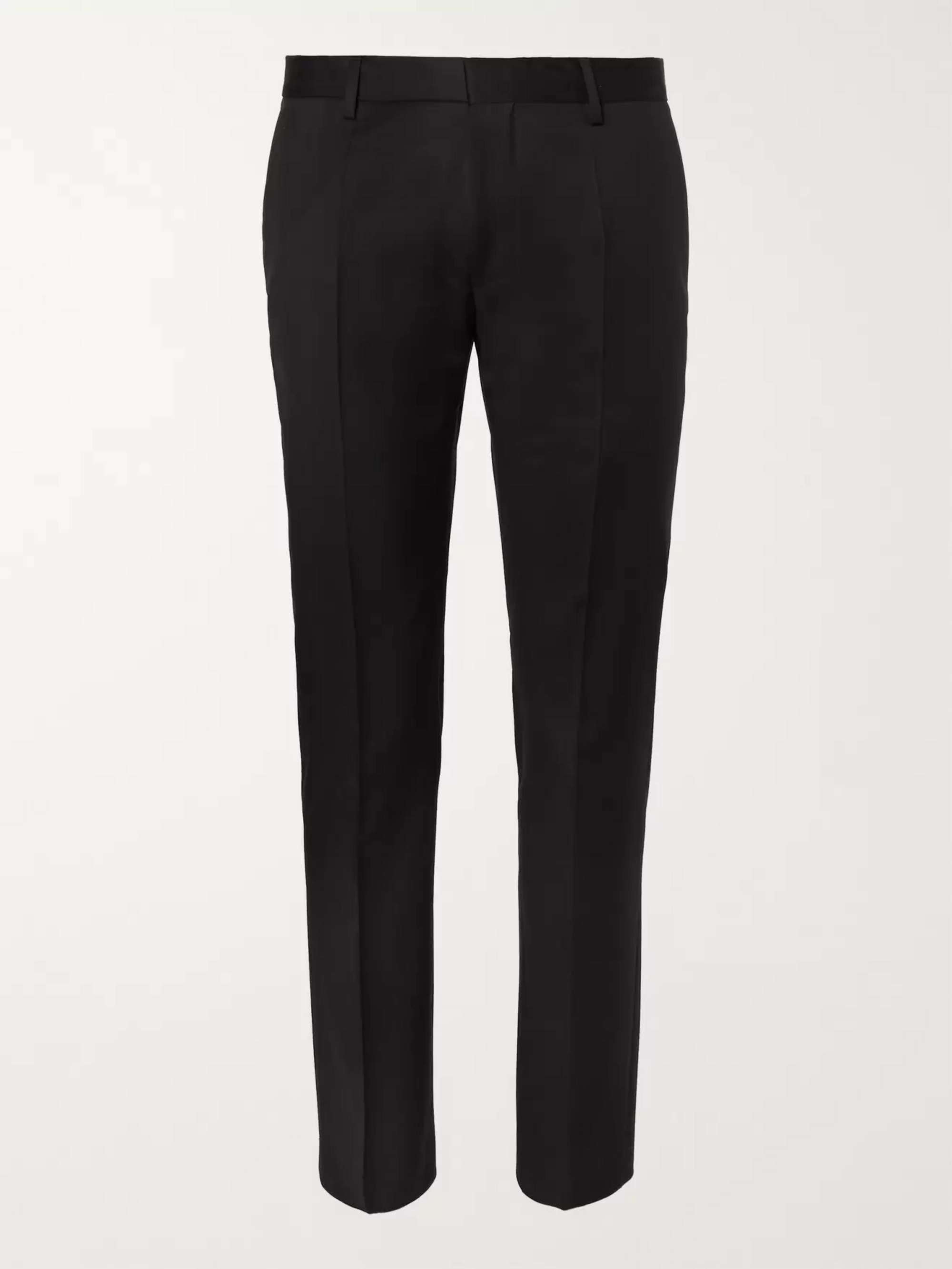 HUGO BOSS Black Gibson Slim-Fit Virgin Wool Suit Trousers for Men | MR  PORTER